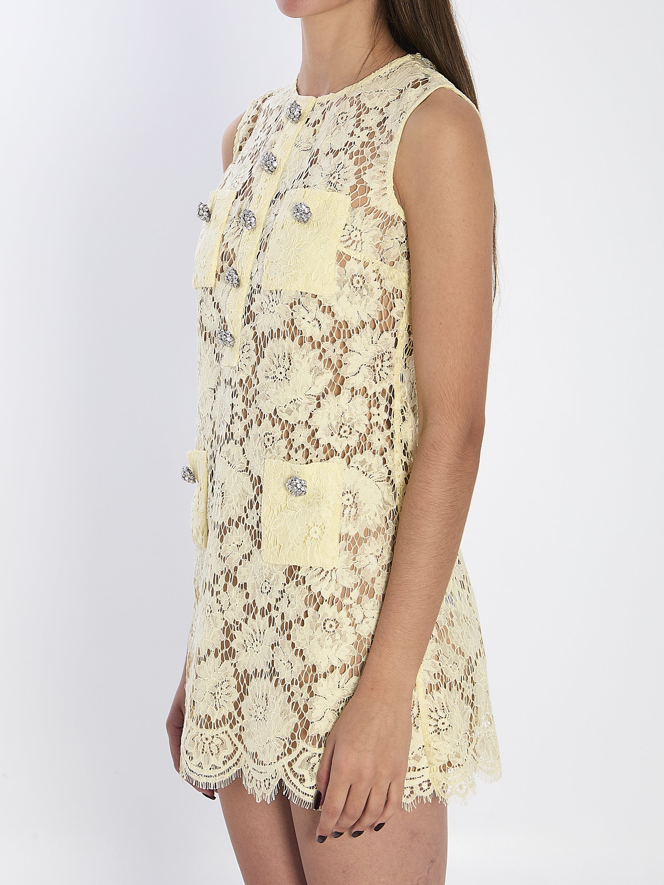 SELF-PORTRAIT Elegant Mini Lace Dress - Size 8 UK