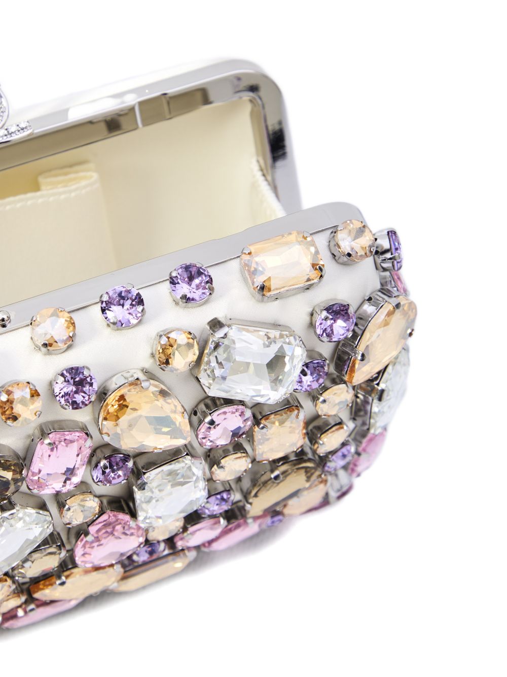 SELF-PORTRAIT Mini Crystal Embellished Clutch Bag