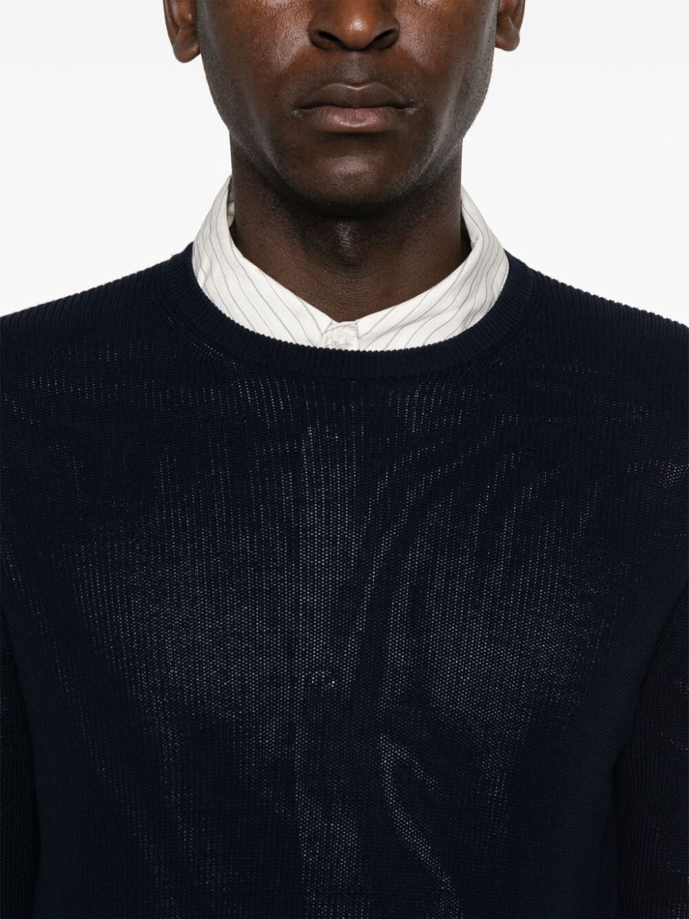 NUUR Long Sleeves Crew Neck Ribbed Sweater