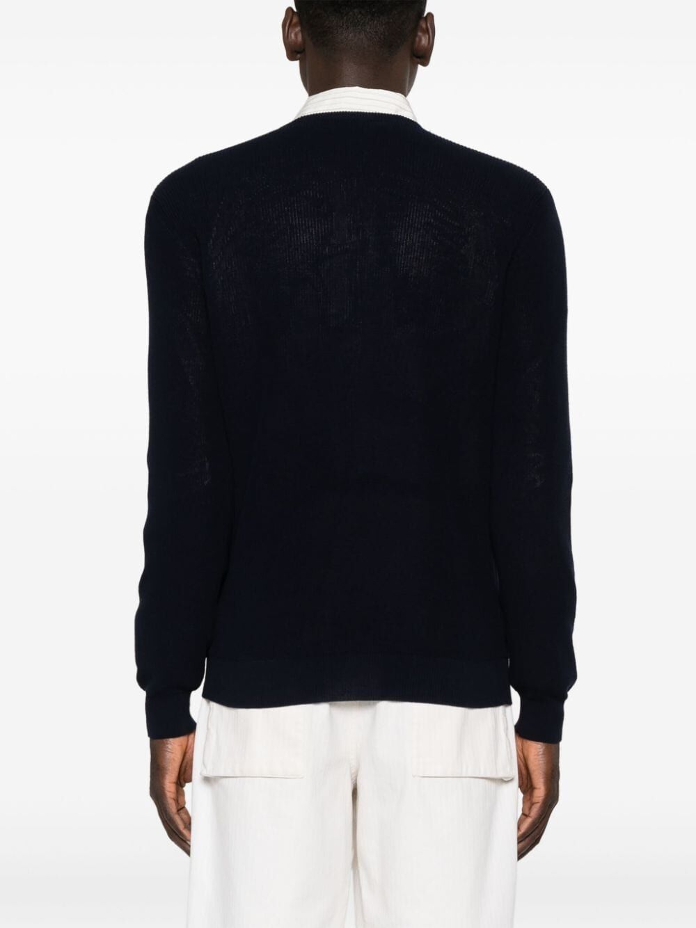 NUUR Long Sleeves Crew Neck Ribbed Sweater