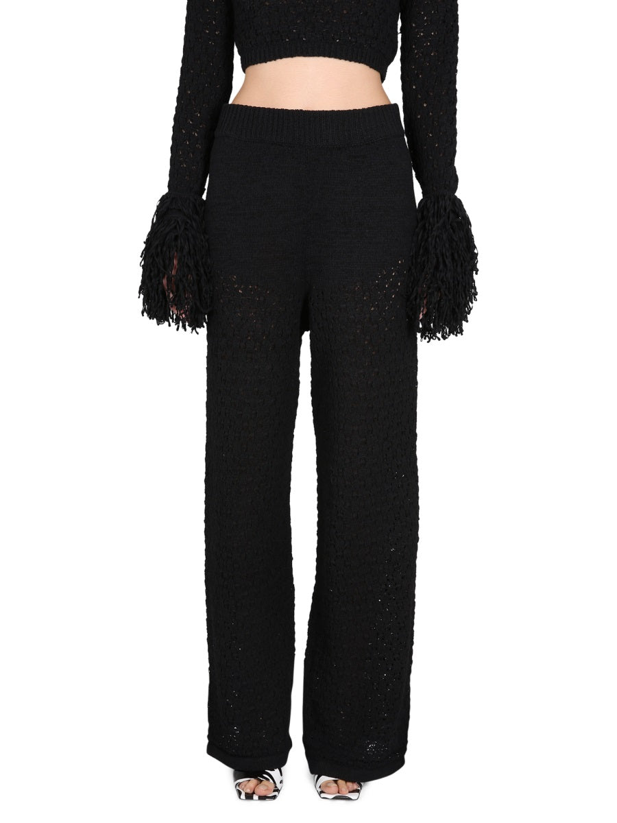ROTATE BIRGERCHRISTENSEN High Waist Knit Pants for Women