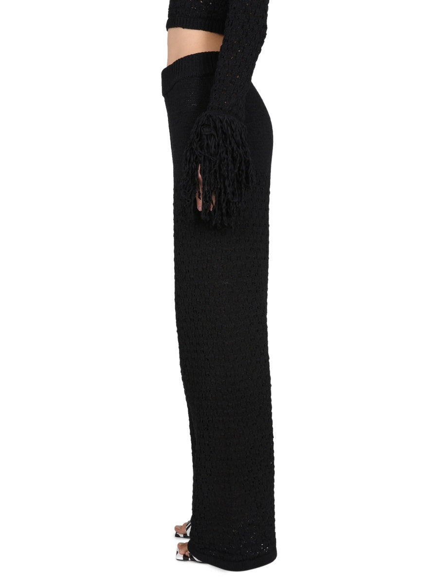 ROTATE BIRGERCHRISTENSEN High Waist Knit Pants for Women