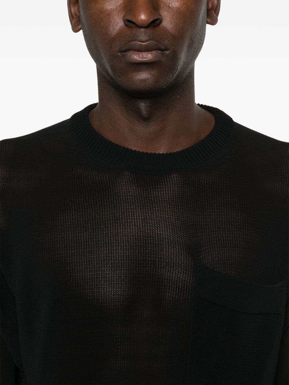 NUUR Short Sleeves Crew Neck Boxy Sweater with Pocket