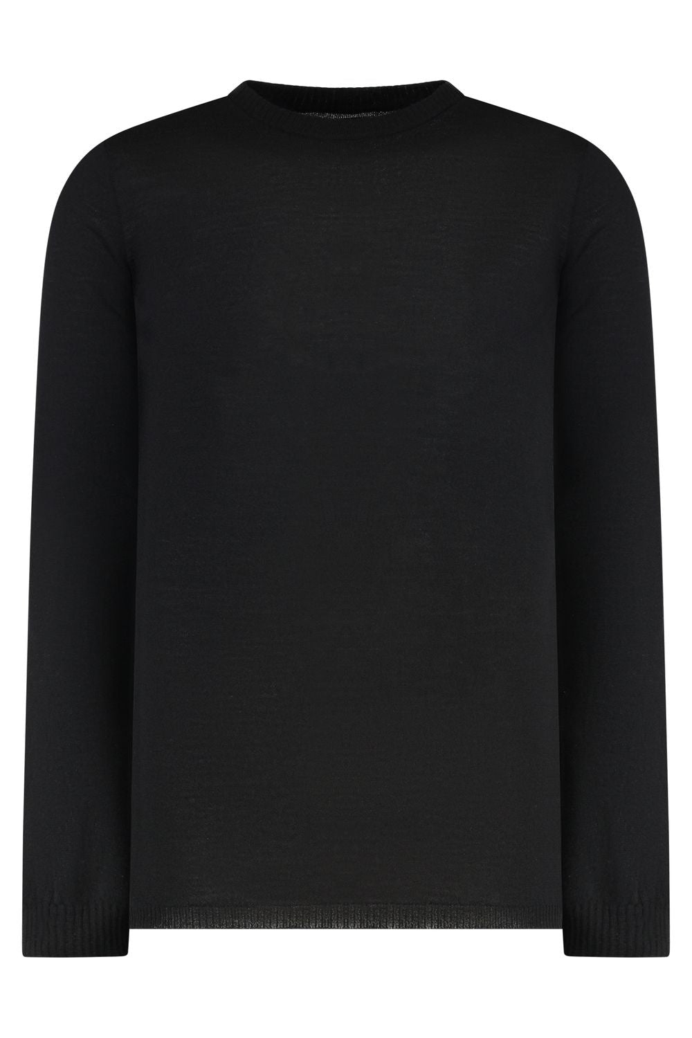 RICK OWENS Virgin Wool Crew-Neck Sweater for Men