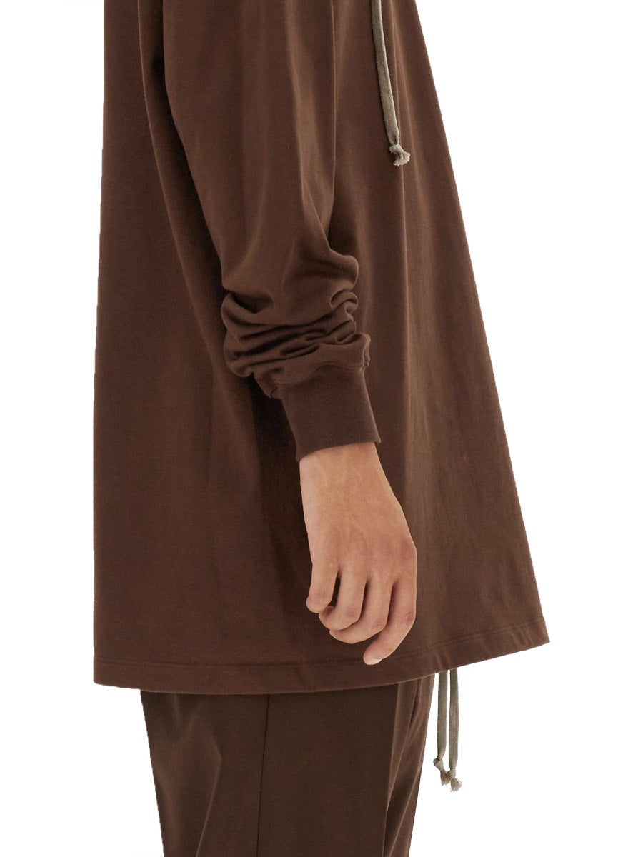 RICK OWENS Oversized Hooded T-Shirt (L)