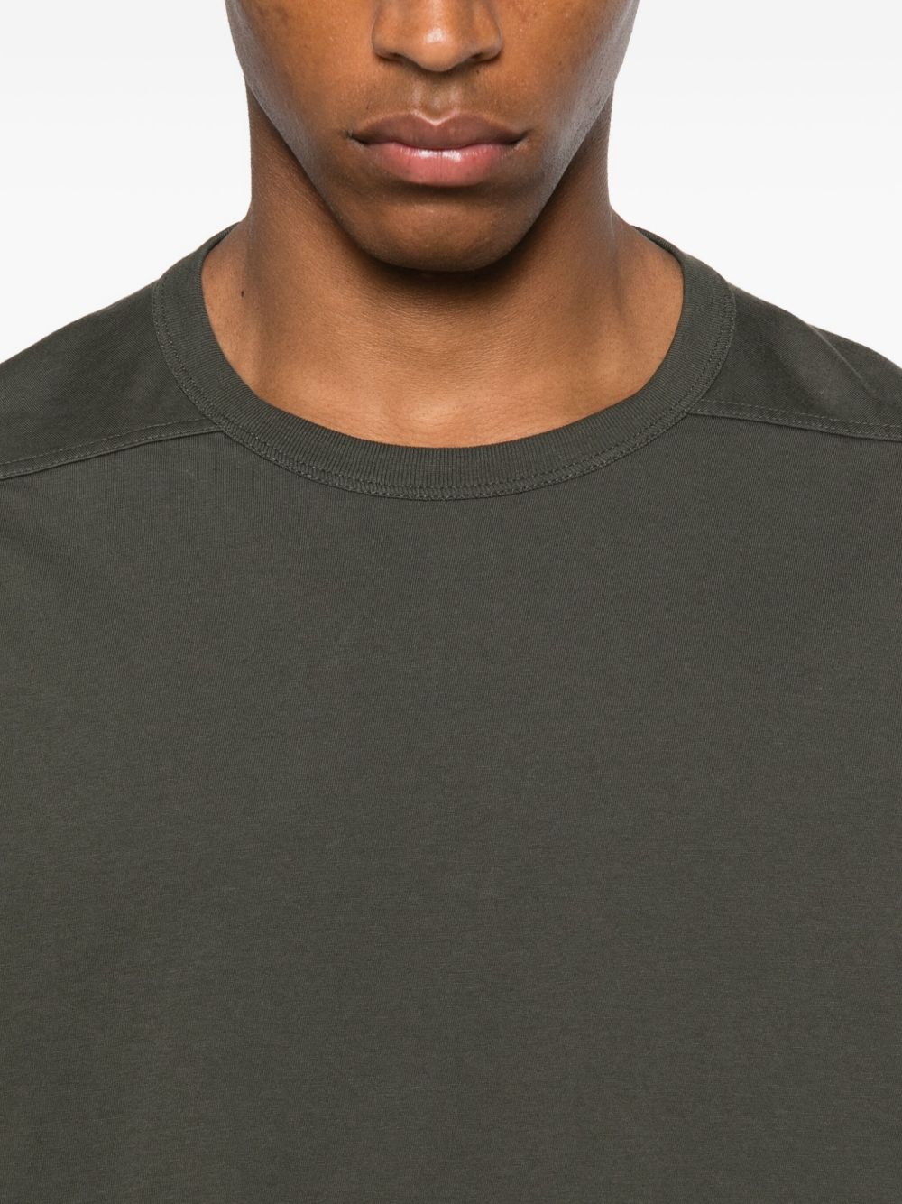 RICK OWENS Classic Short Sleeve T-Shirt in Washed Cotton - Size S