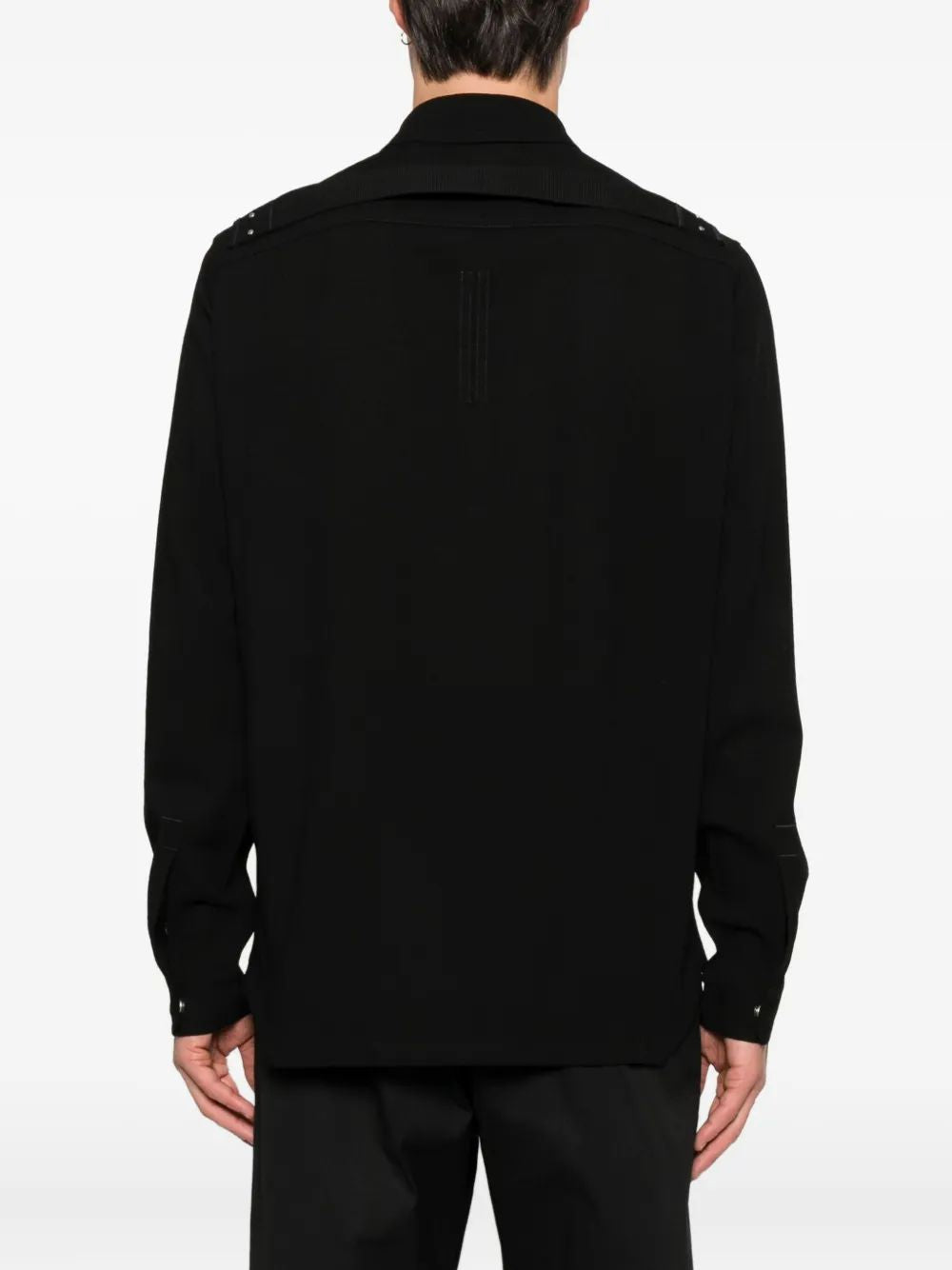 RICK OWENS Wool Shirt Jacket for Men