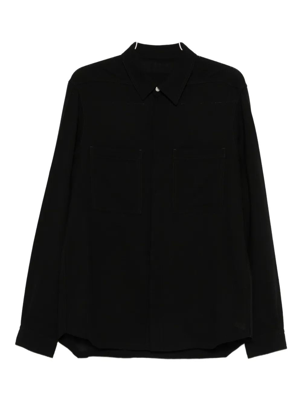 RICK OWENS Wool Shirt Jacket for Men