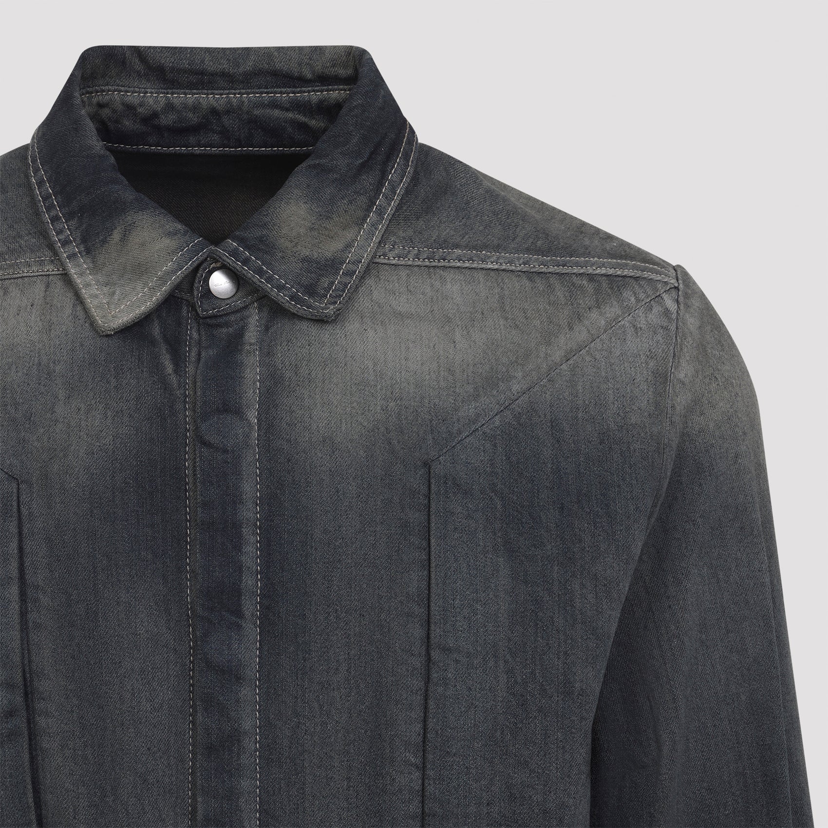 RICK OWENS Fog Pocket Outershirt for Men - FW25 Collection
