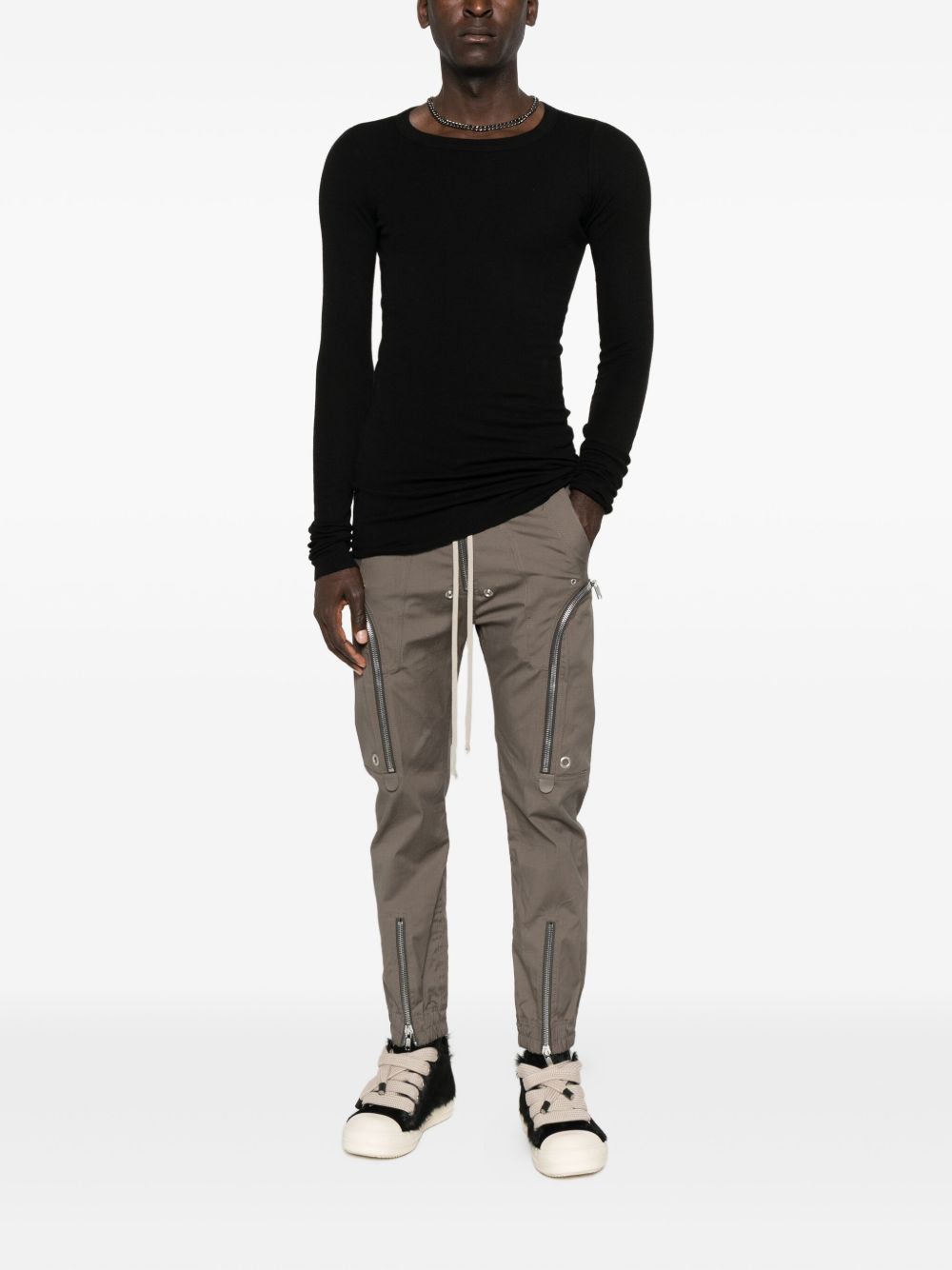 RICK OWENS Lightweight Crew Neck Long Sleeve Sweater