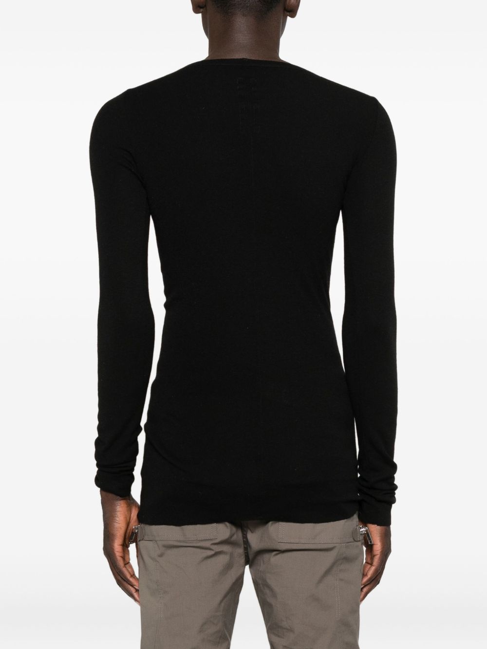 RICK OWENS Lightweight Crew Neck Long Sleeve Sweater