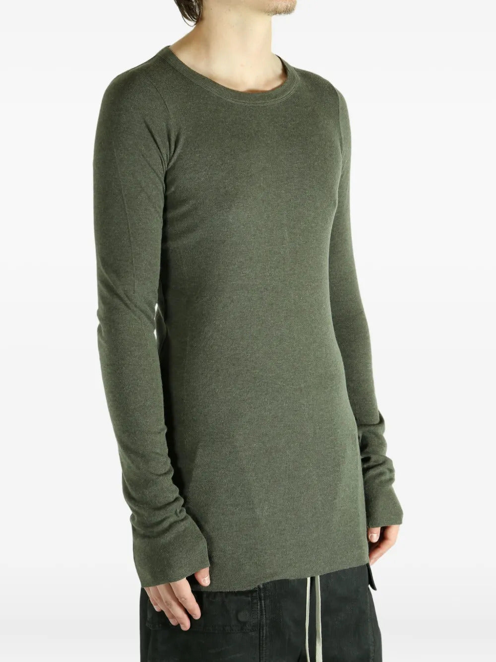 RICK OWENS Lightweight Crew Neck Long Sleeve Sweater