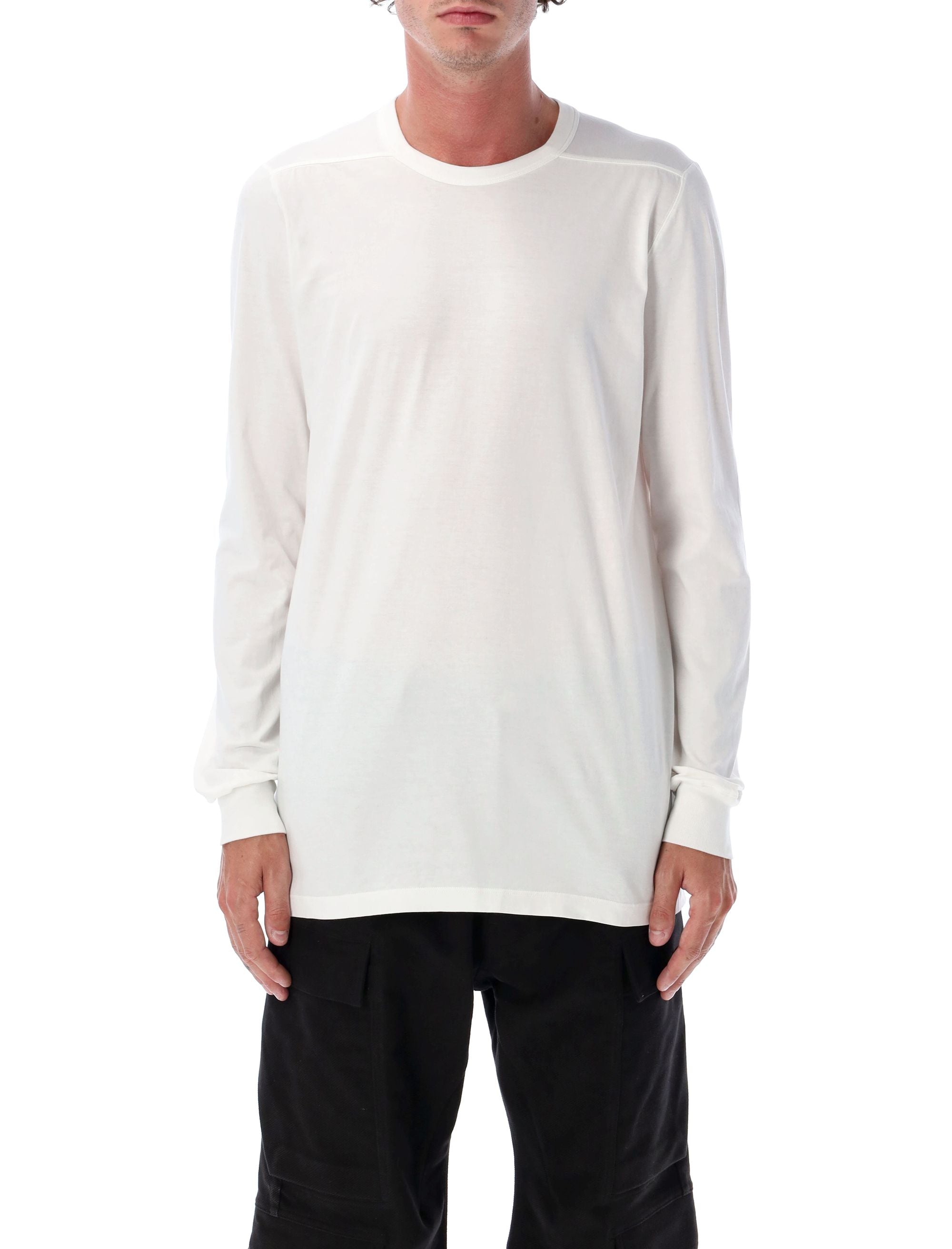 RICK OWENS Level Long Sleeve T-Shirt for Men - FW25 Collection