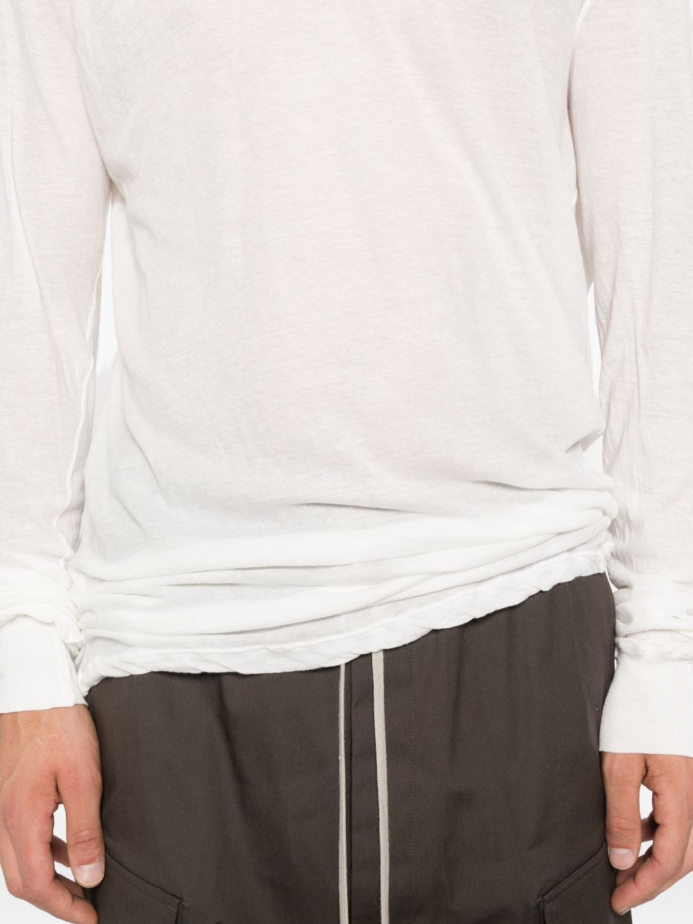 RICK OWENS Long Sleeve T-Shirt - Size S