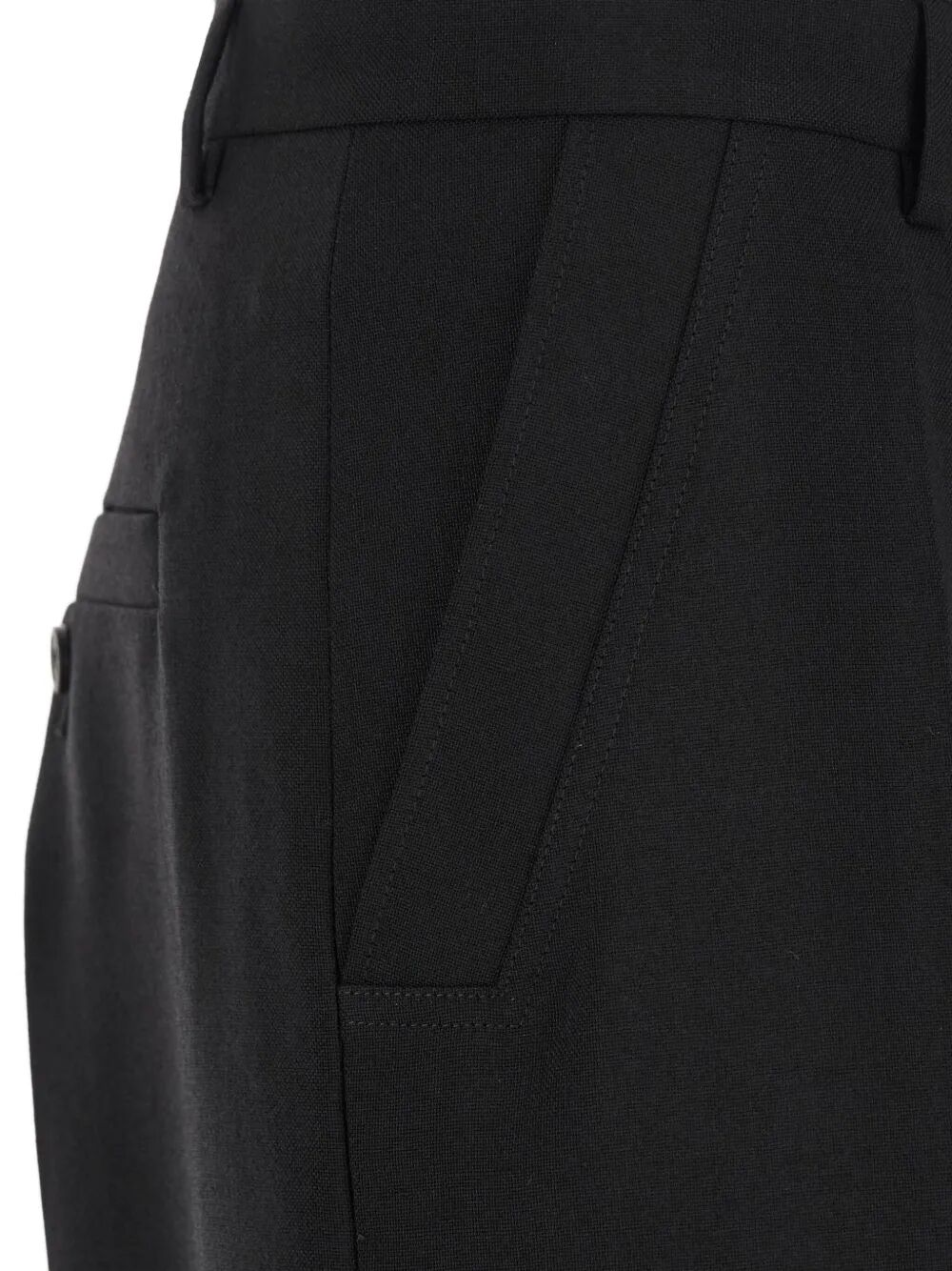 RICK OWENS Tailored Regular-Fit Straight Leg Trousers with Pockets