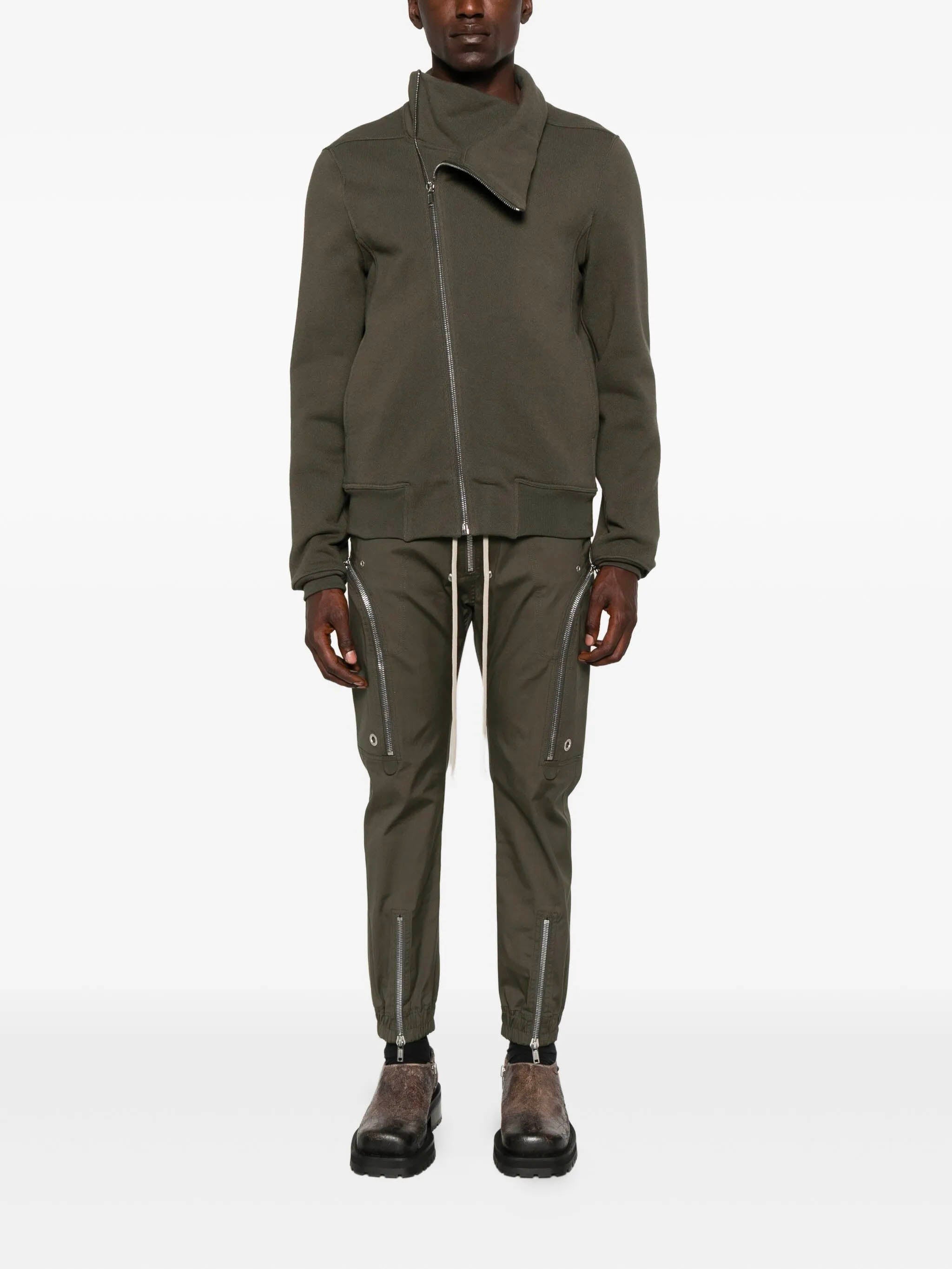 RICK OWENS Slim Fit Cargo Pants with Elastic Waist - Size 48