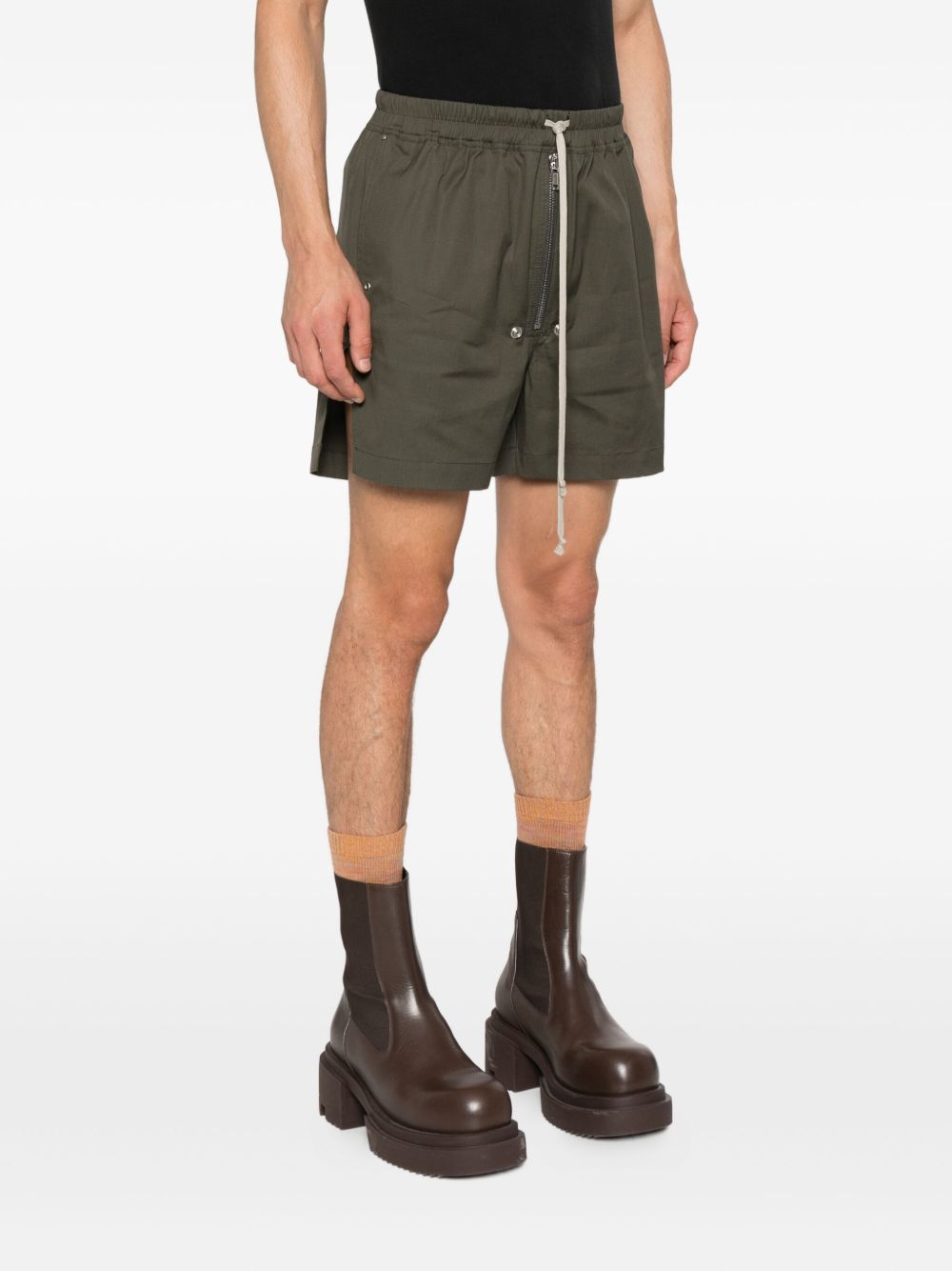 RICK OWENS Relaxed Fit Heavy Cotton Poplin Boxers - Size 48