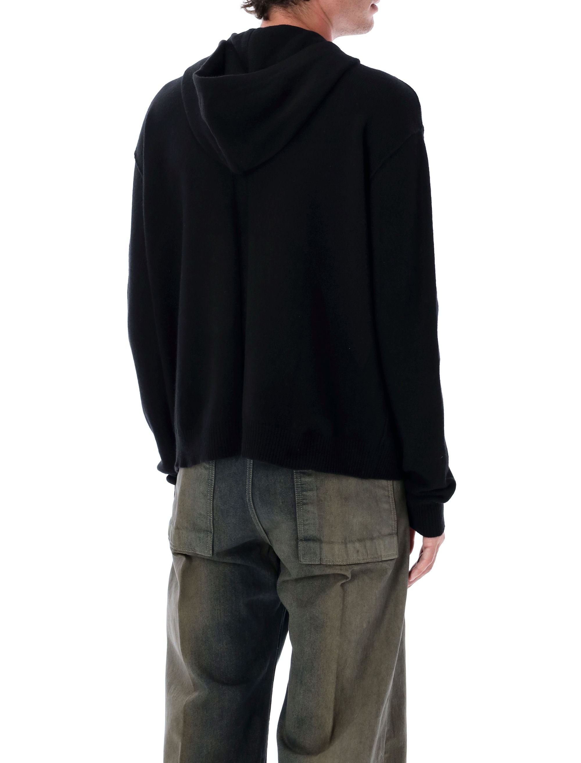 RICK OWENS Men's Zipped Hoodie