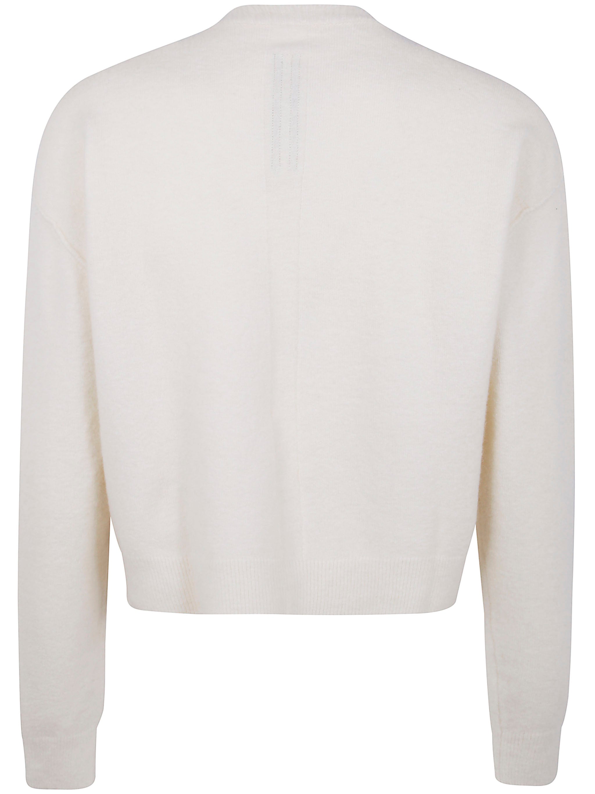 RICK OWENS V Neck Sweater for Men - FW25 Collection