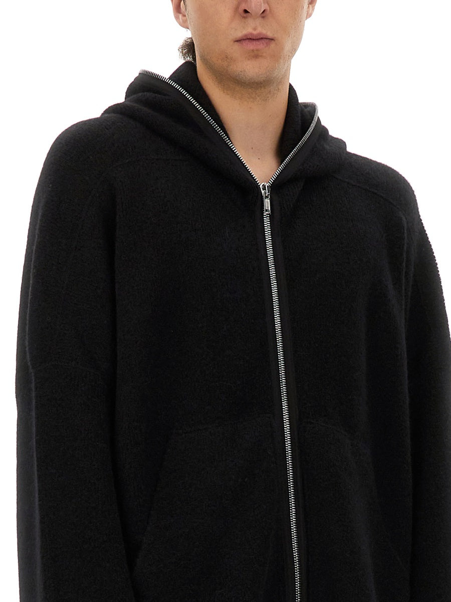 RICK OWENS Alpaca Blend Sweatshirt for Men - FW25