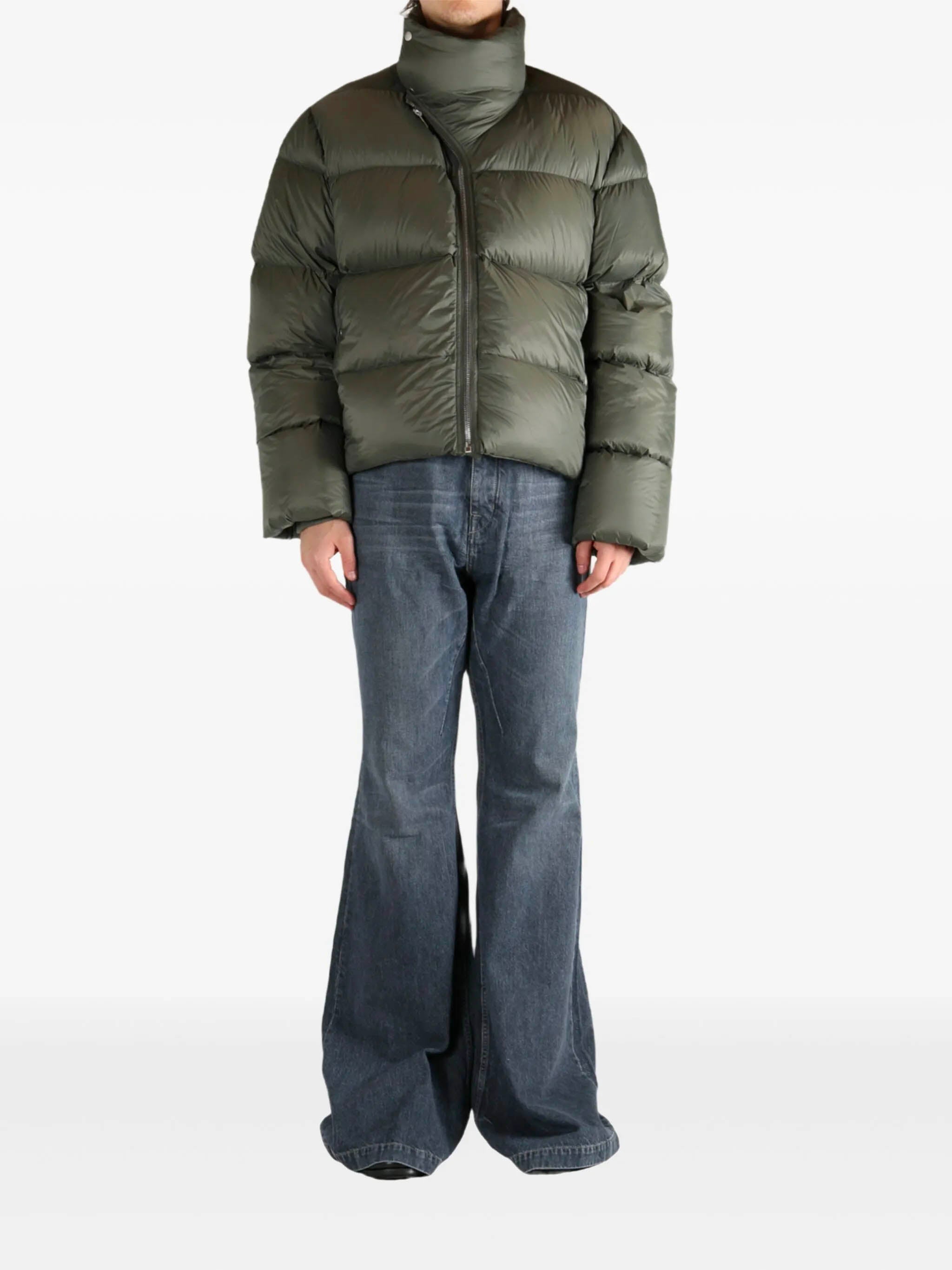 RICK OWENS High-Neck Padded Jacket - Size 48