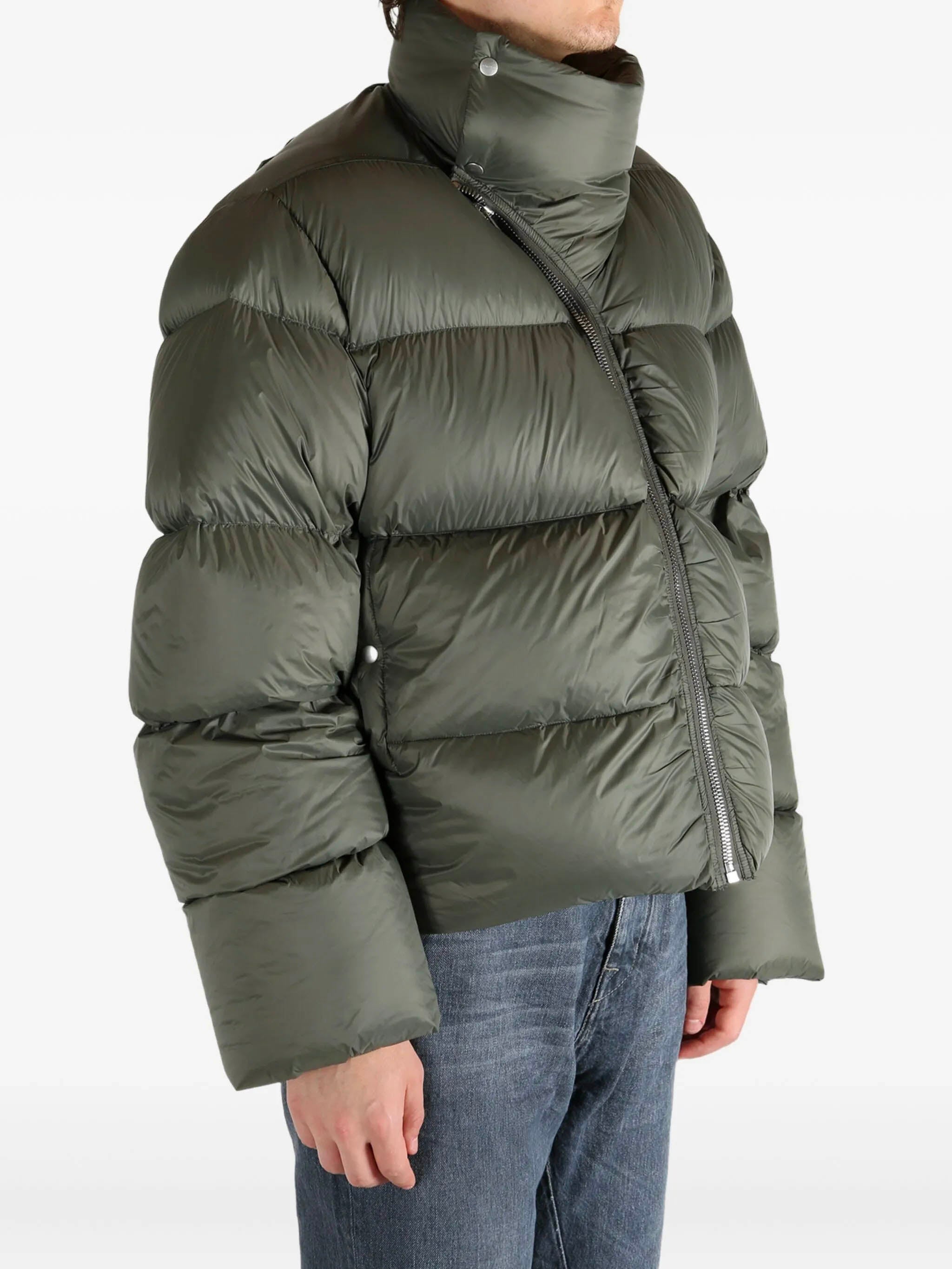 RICK OWENS High-Neck Padded Jacket - Size 48