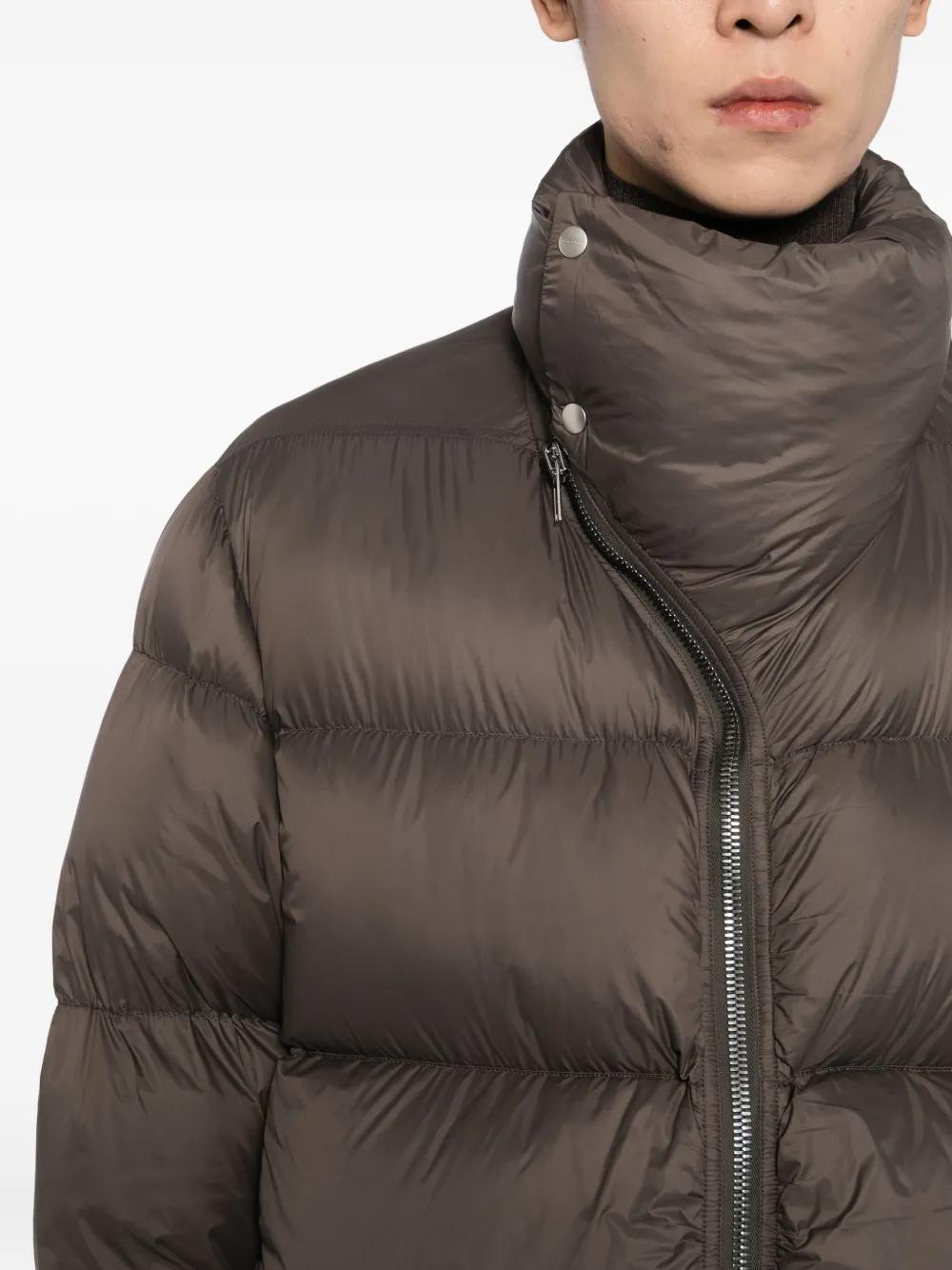 RICK OWENS High-Neck Padded Jacket - Size 48