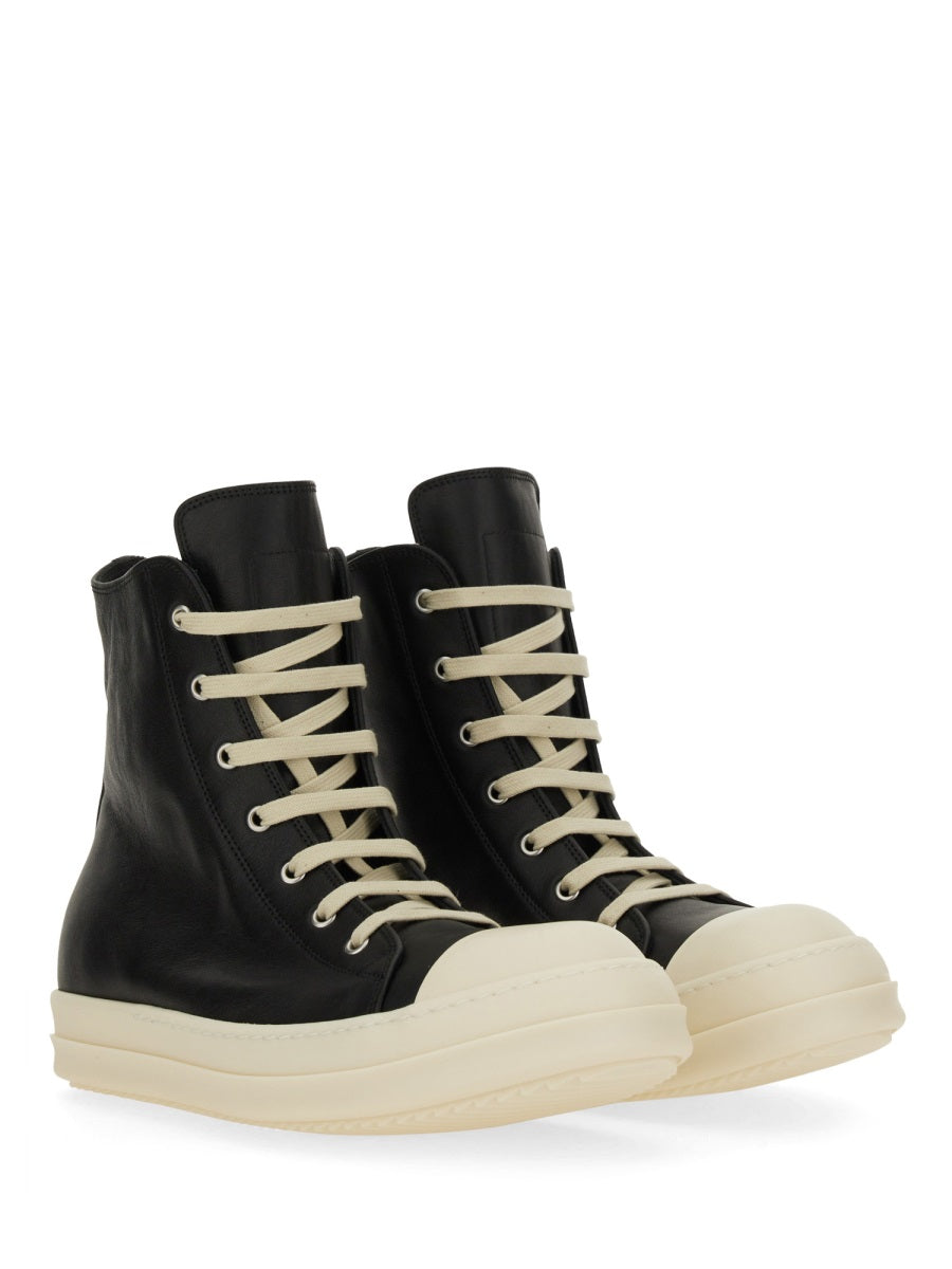 RICK OWENS Premium Leather Sneakers for Men