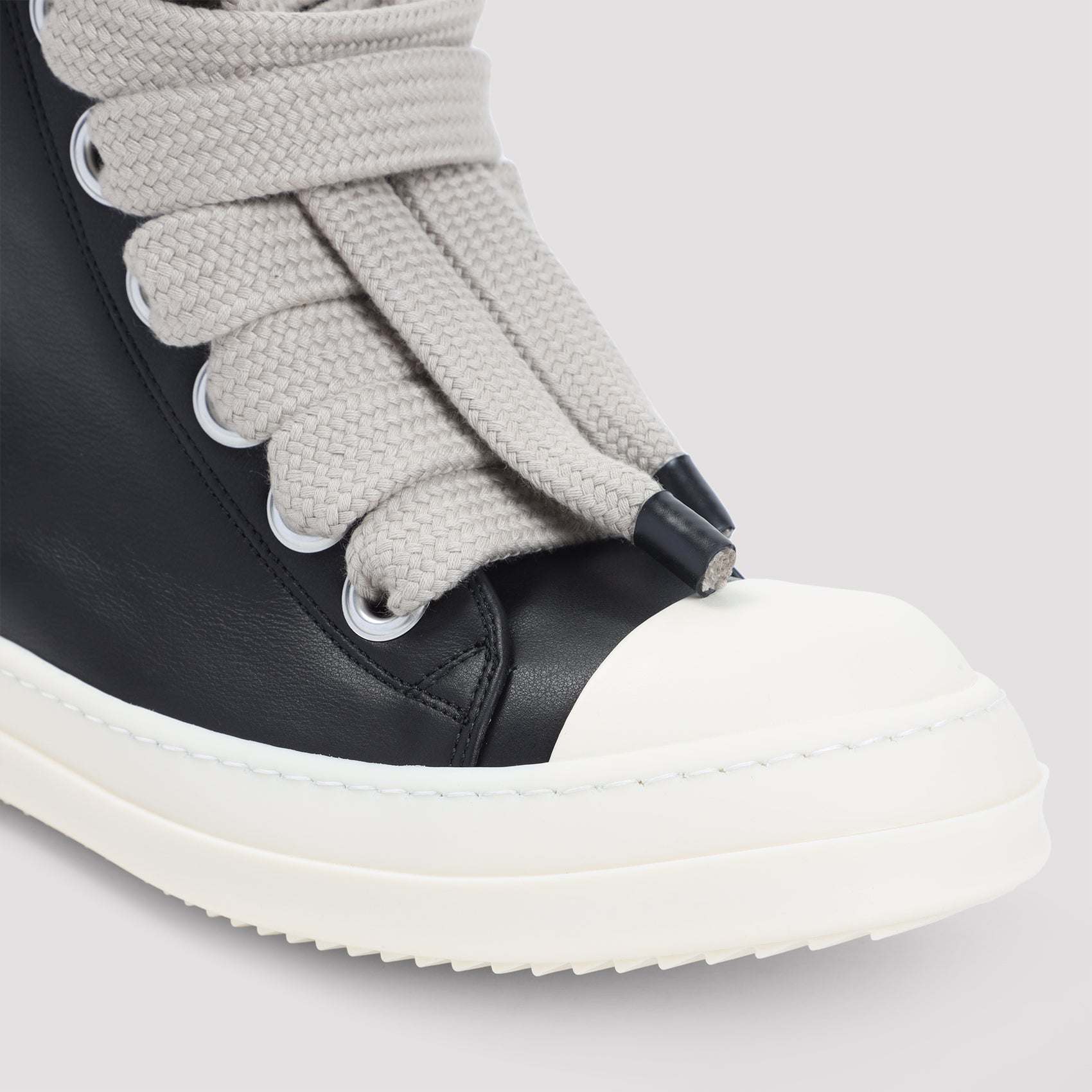 RICK OWENS Jumbolace Leather Sneakers for Men