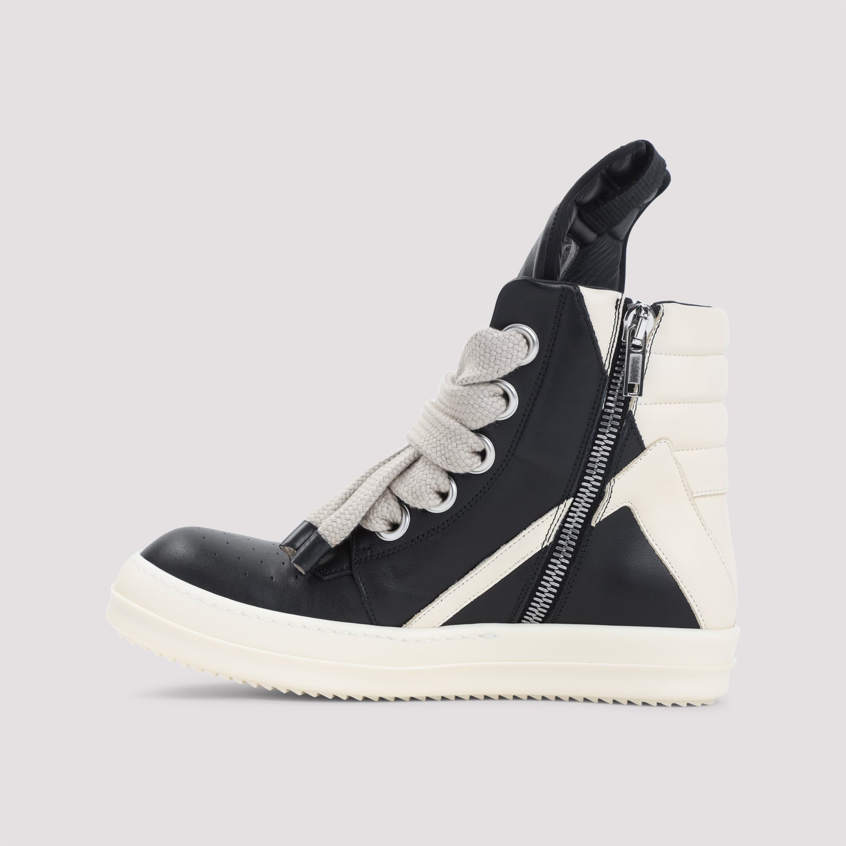 RICK OWENS High-Top Jumbolace Geobasket Sneakers for Men