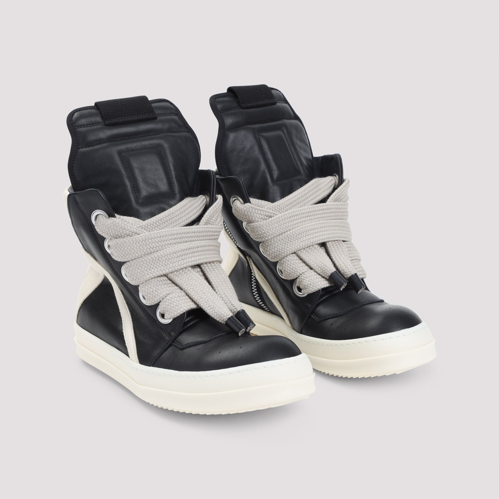 RICK OWENS High-Top Jumbolace Geobasket Sneakers for Men