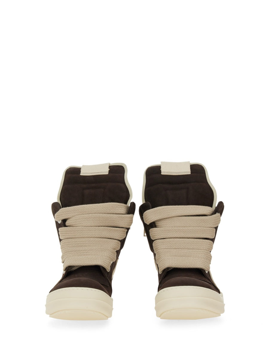 RICK OWENS Concordians Jumbolace Geobasket Sneakers