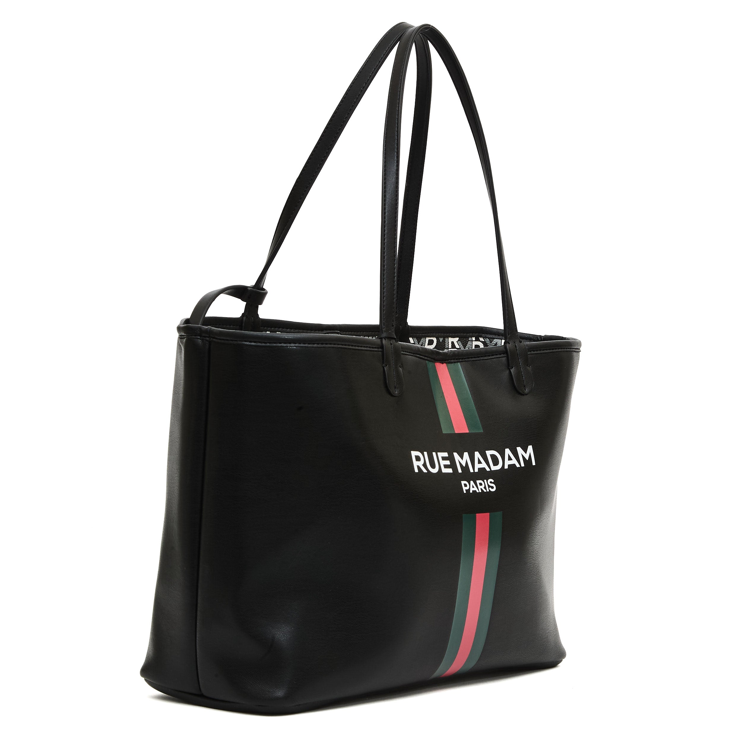 RUE MADAME Chic Shoulder Handbag with Logo