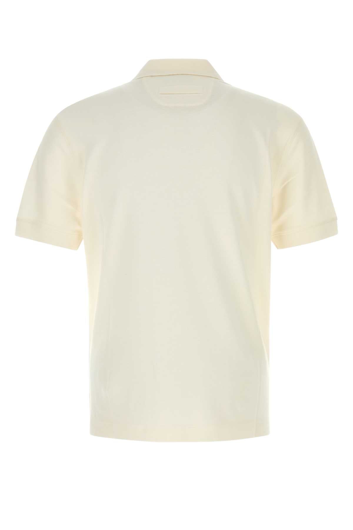 ZEGNA Cotton Blend Polo Shirt for Men - SS25 Collection