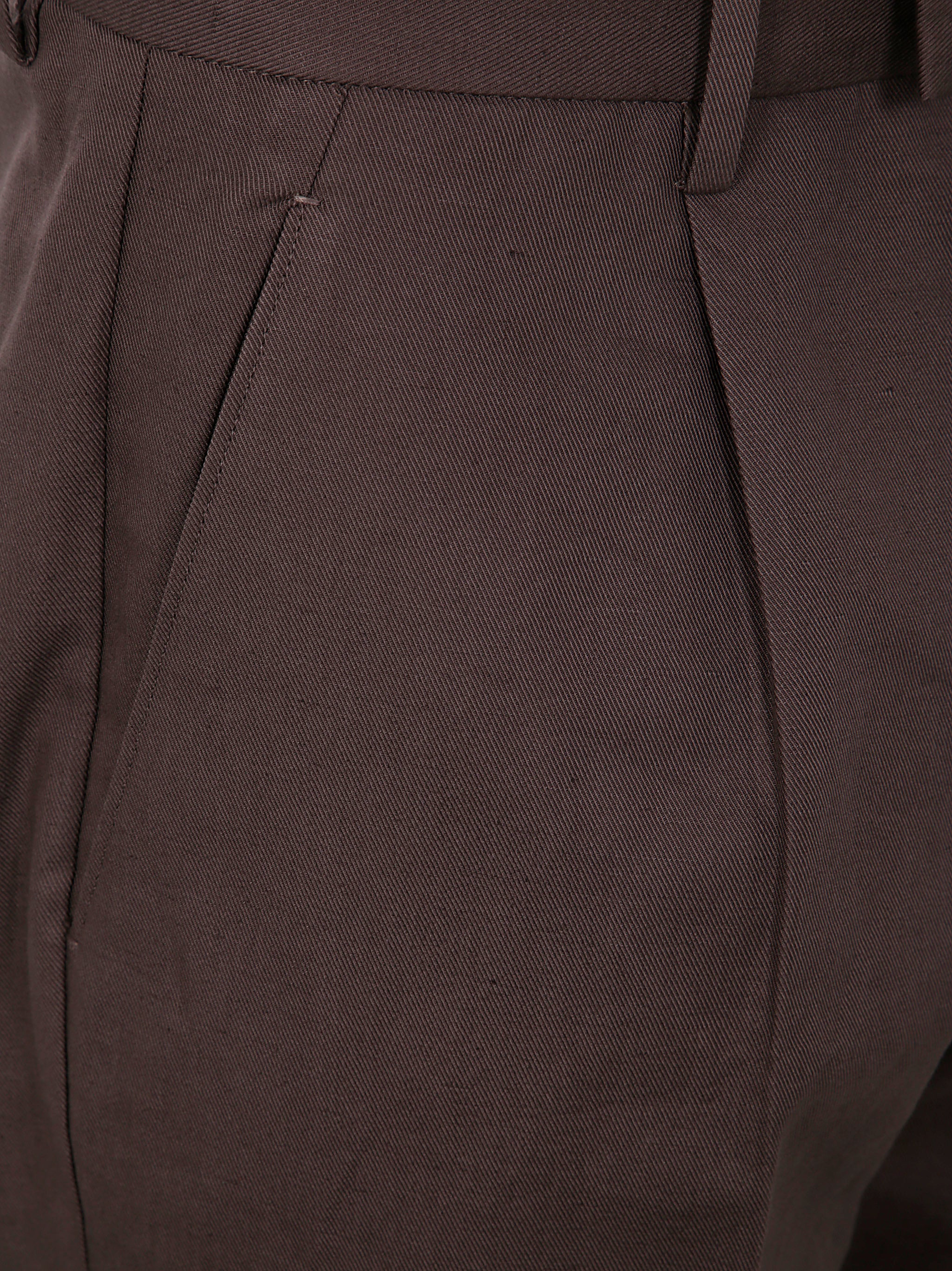 ZEGNA Men's Cotton and Linen Pants