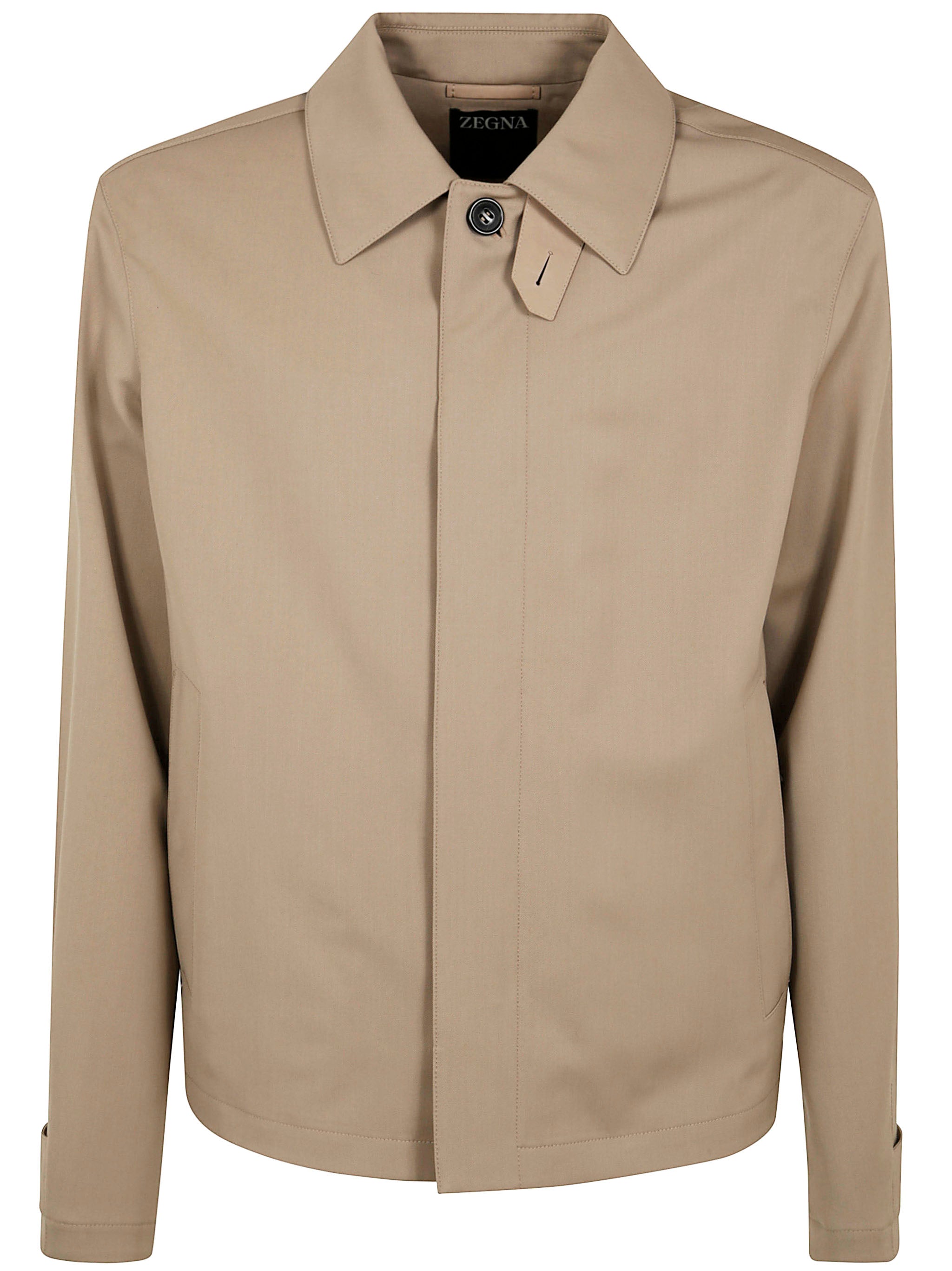 ZEGNA Men's Wool Mohair and Silk Blouson