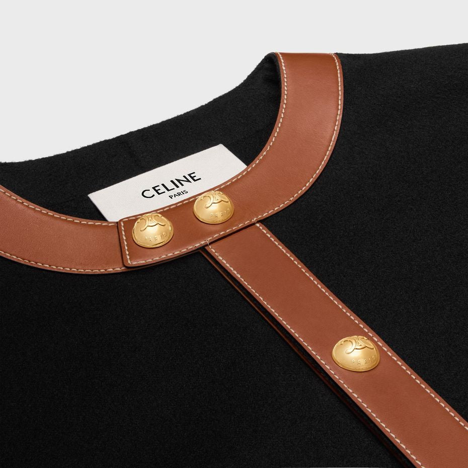 CELINE Double-Faced Cashmere Cardigan - Size 38NO