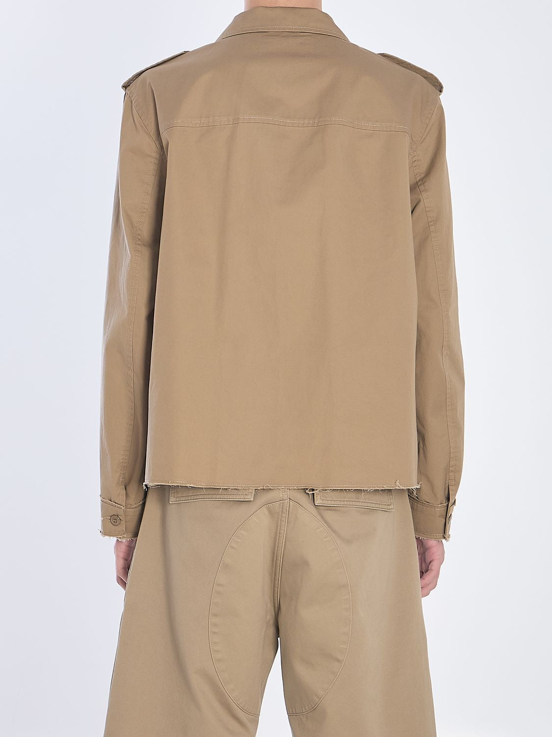 CELINE Oversized Safari Jacket - Relaxed Fit, Size 50