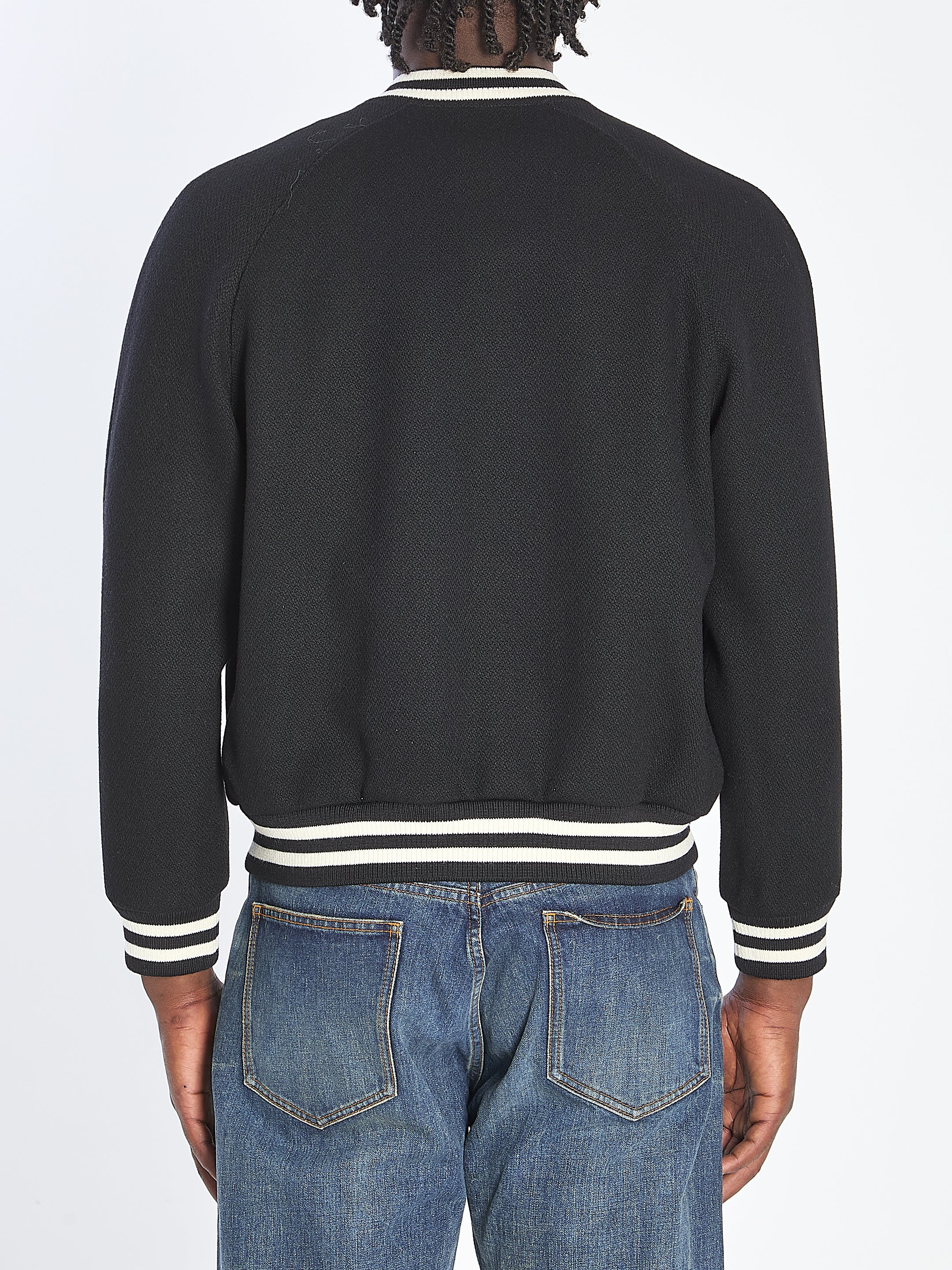 CELINE Men's Triomphe Teddy Lined Jacket - Size 48 FR