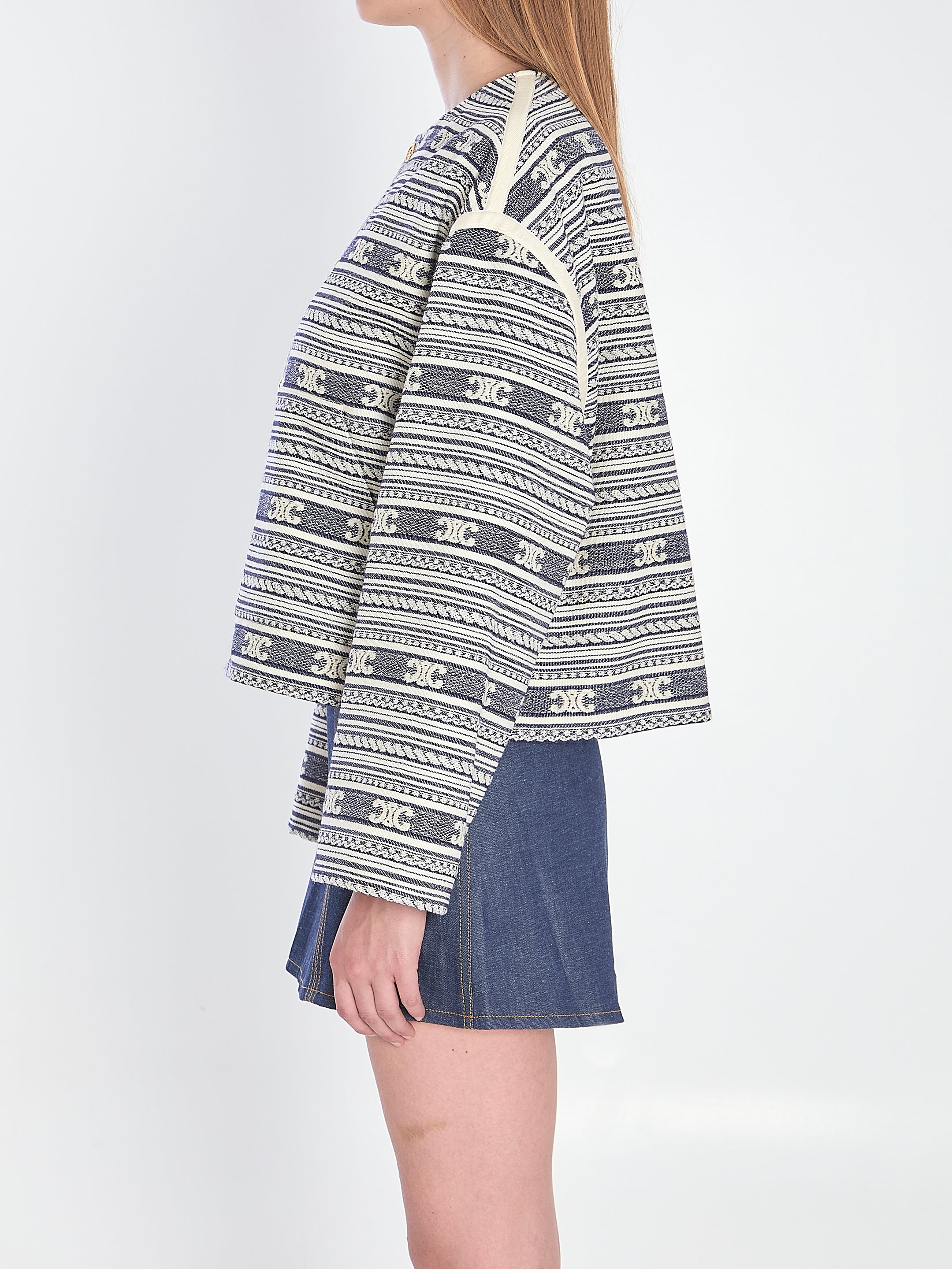 CELINE Baja Wool and Cotton Jacket