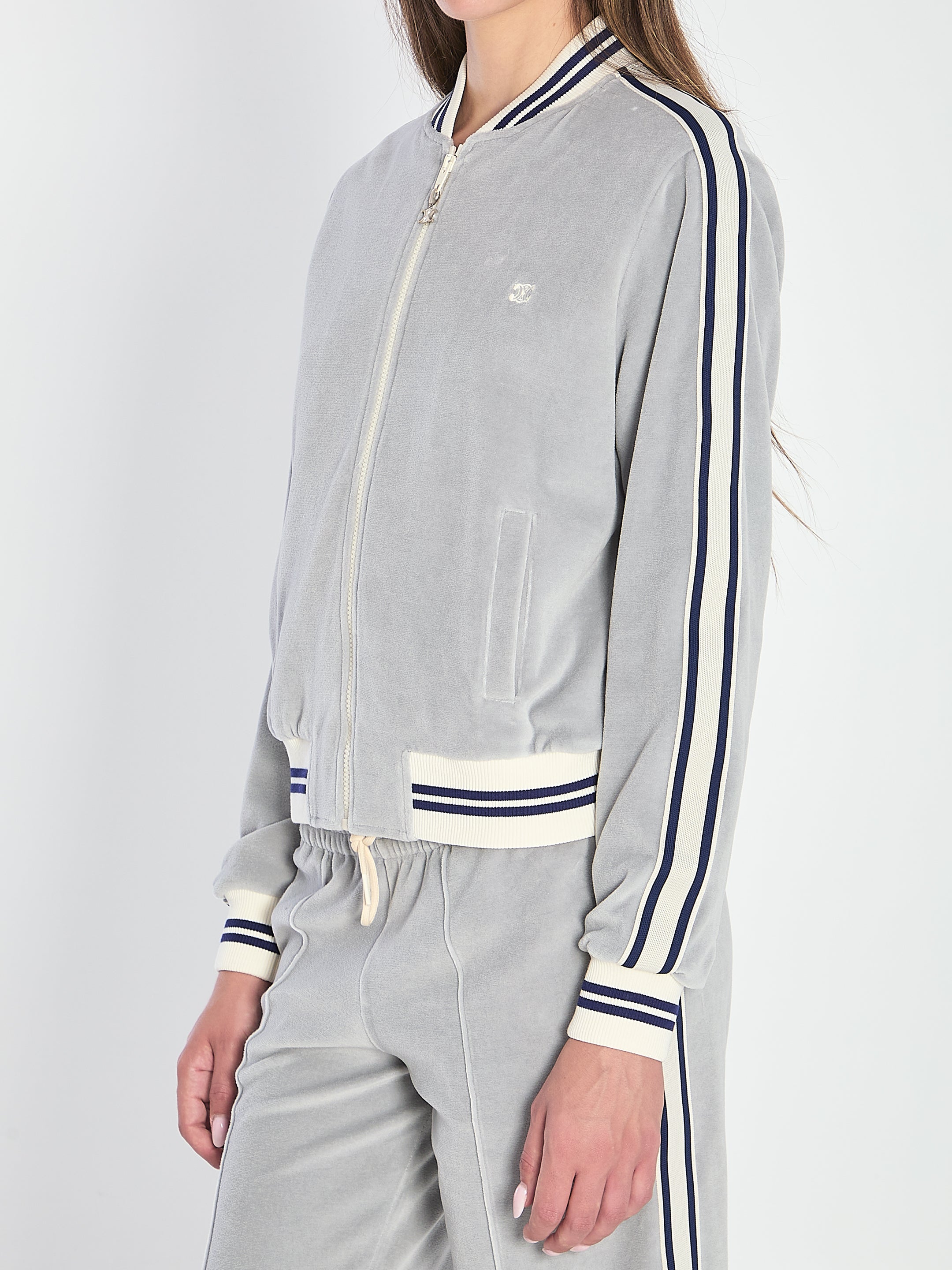 CELINE Teddy Tracksuit Triomphe Cotton Jacket for Women