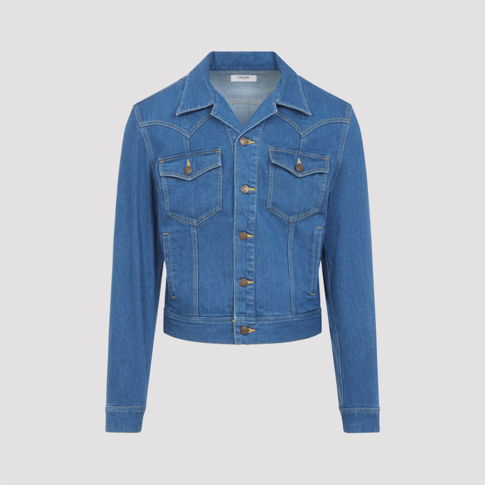 CELINE Men's Trucker Cotton Jacket