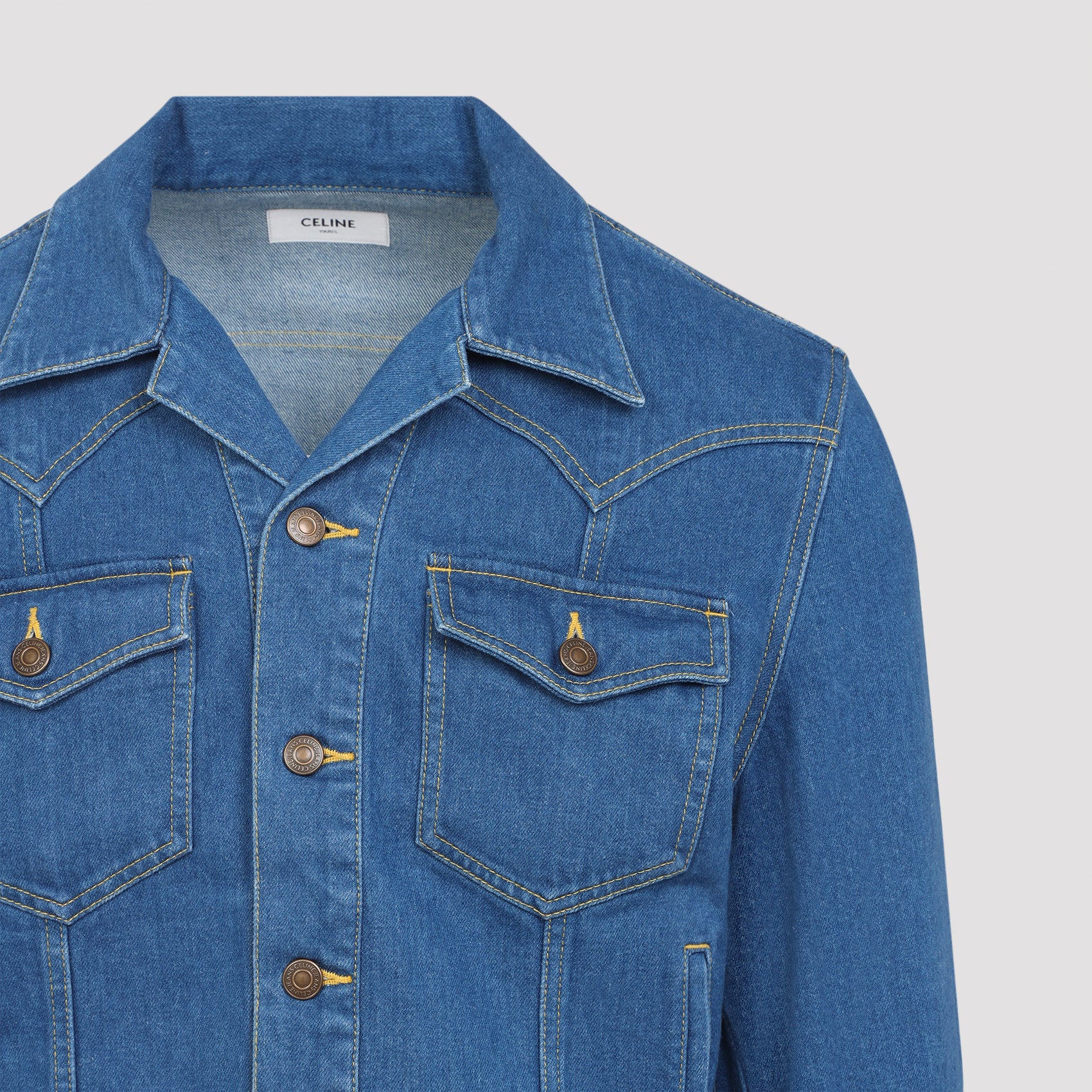 CELINE Men's Trucker Cotton Jacket