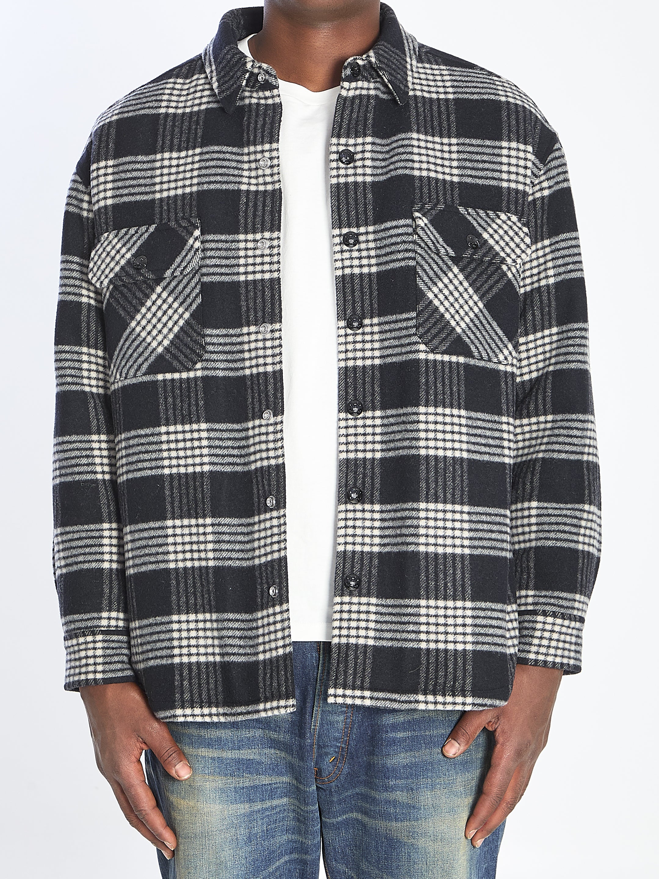 CELINE Quilted Overshirt - Size 48