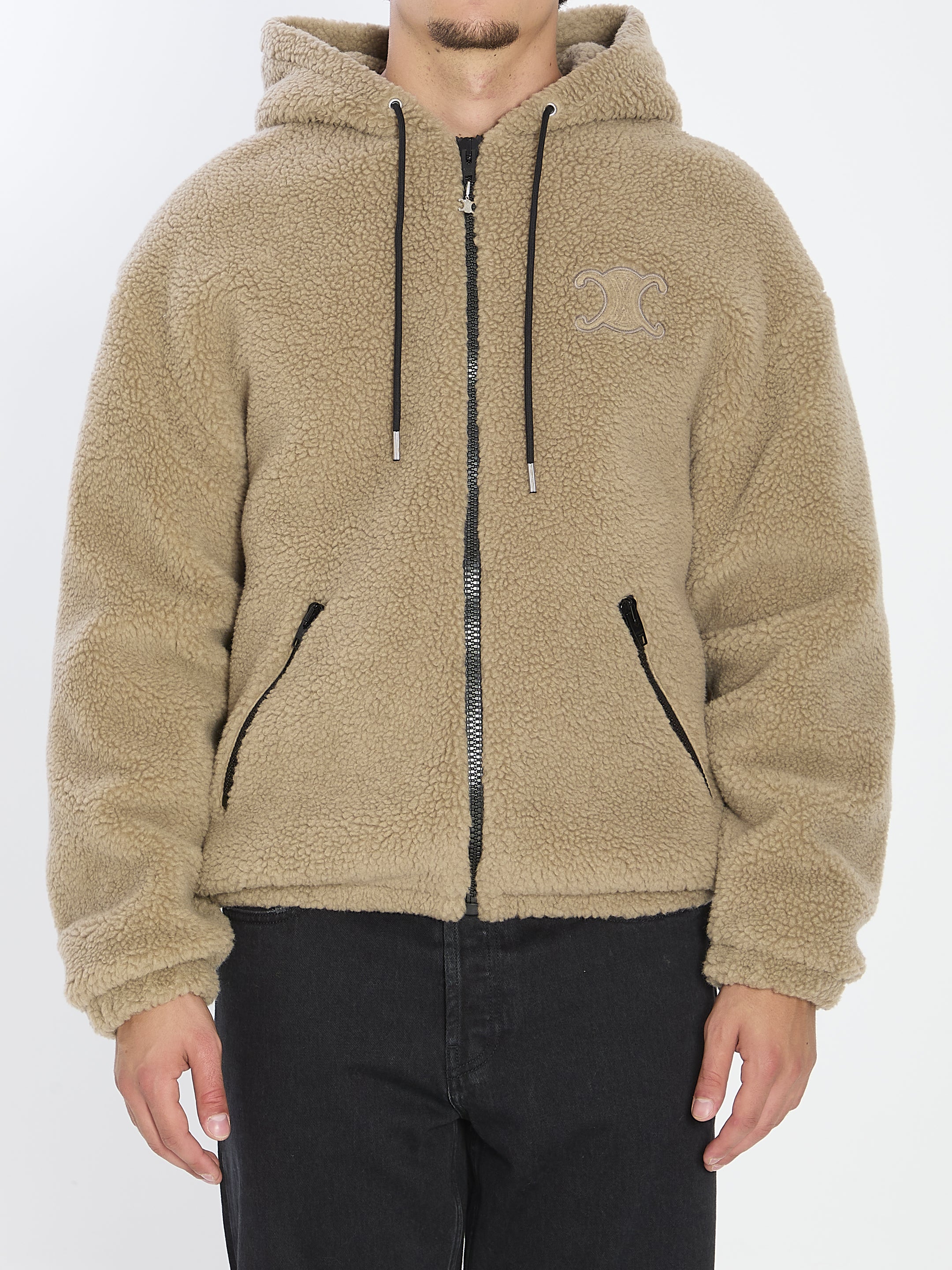 CELINE Triomphe Hooded Jacket - Men's L