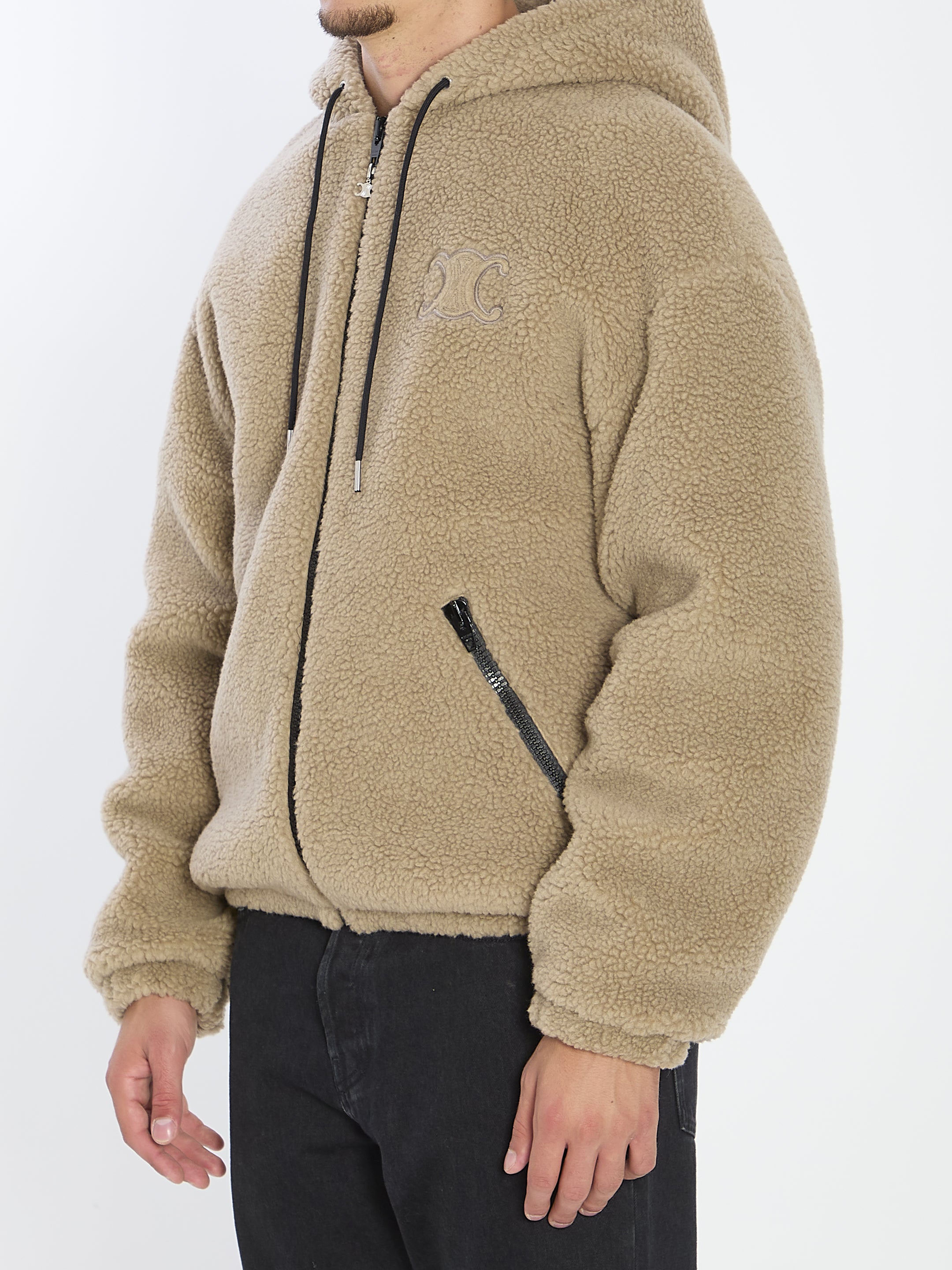 CELINE Triomphe Hooded Jacket - Men's L