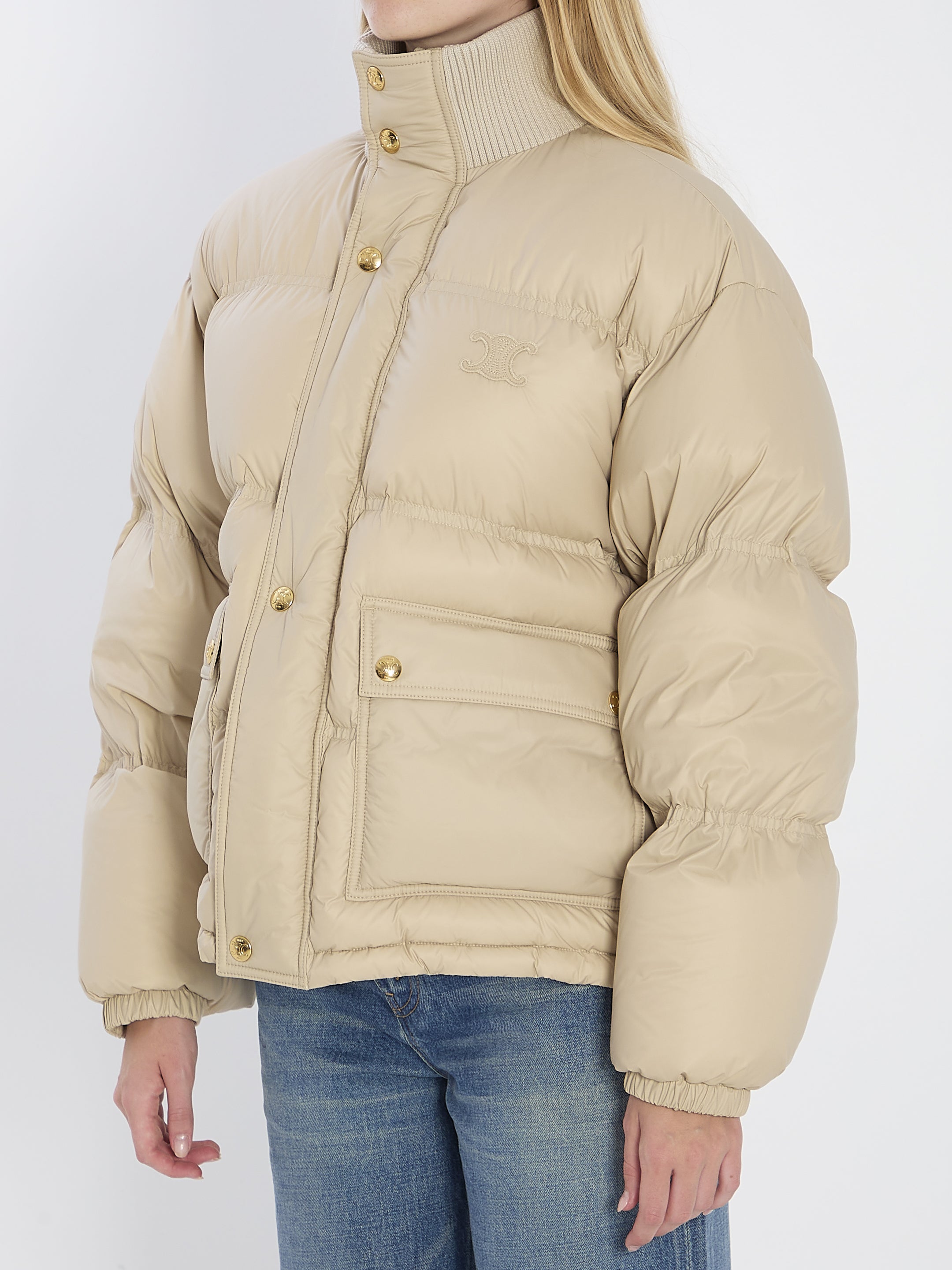 CELINE Triomphe Puffer Jacket - Size 36