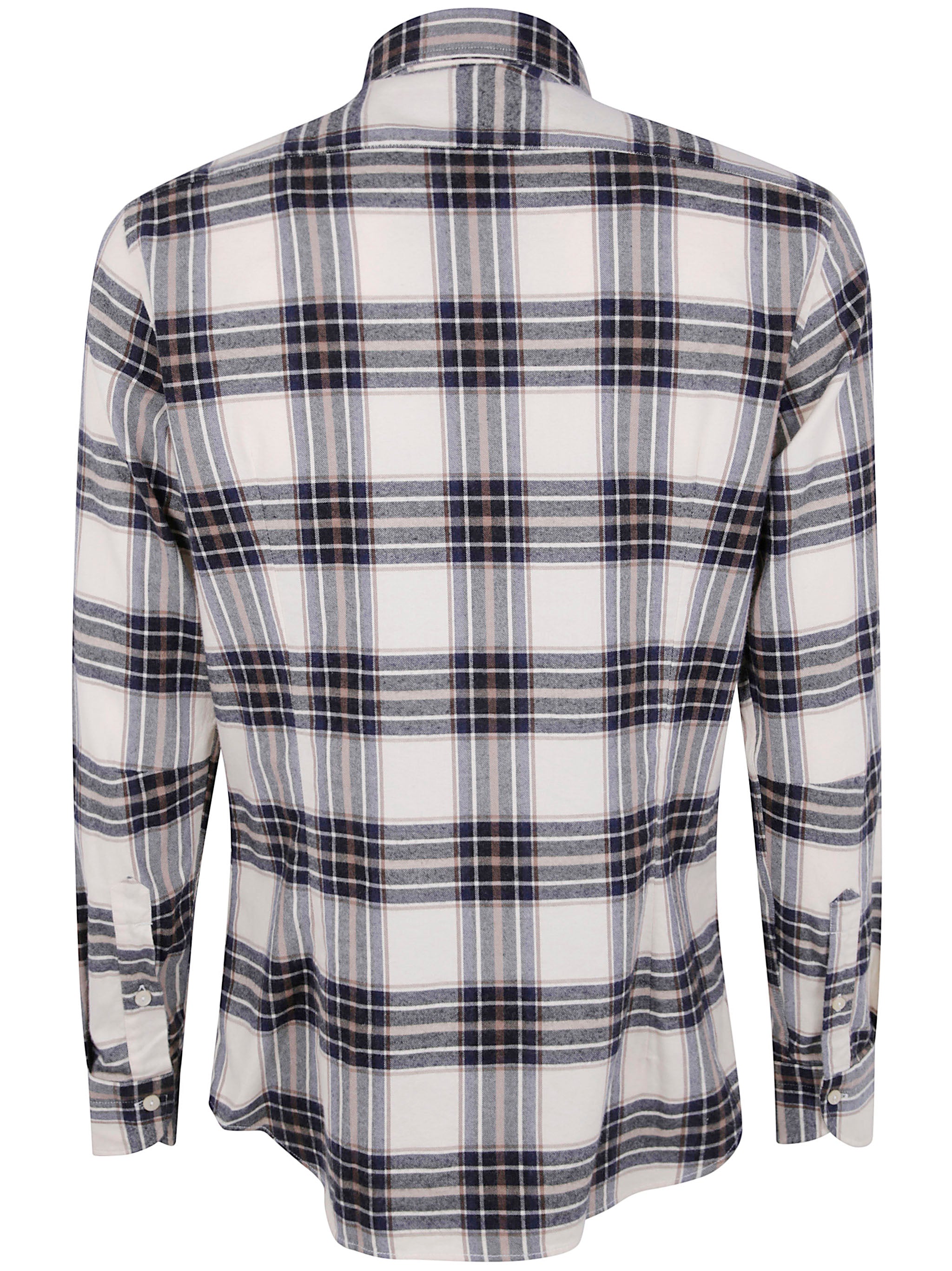 TINTORIA MATTEI Matte Tartan Button-Up Shirt for Men