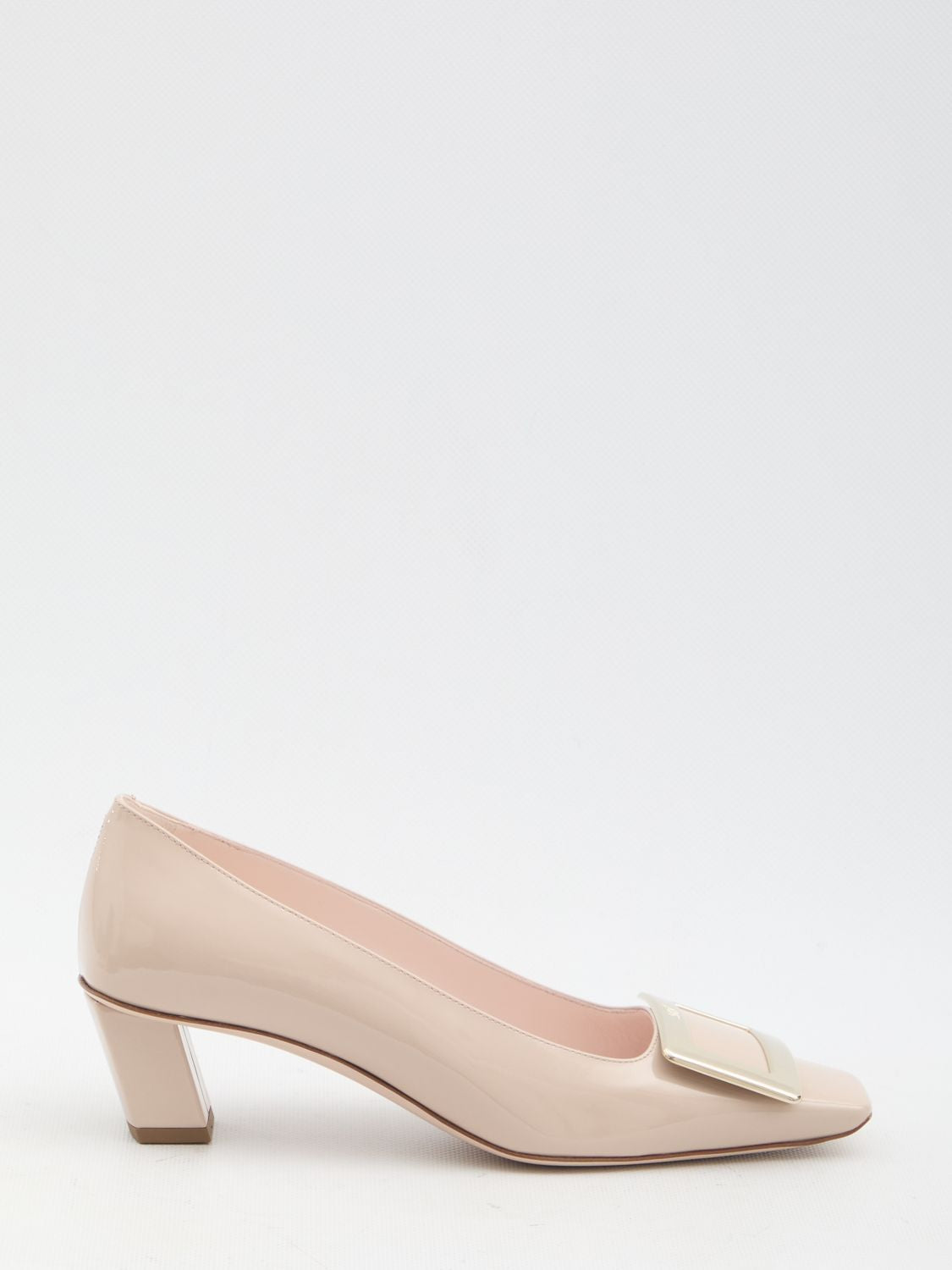ROGER VIVIER Elegant Pumps with Metal Buckle - 4.5cm Heel