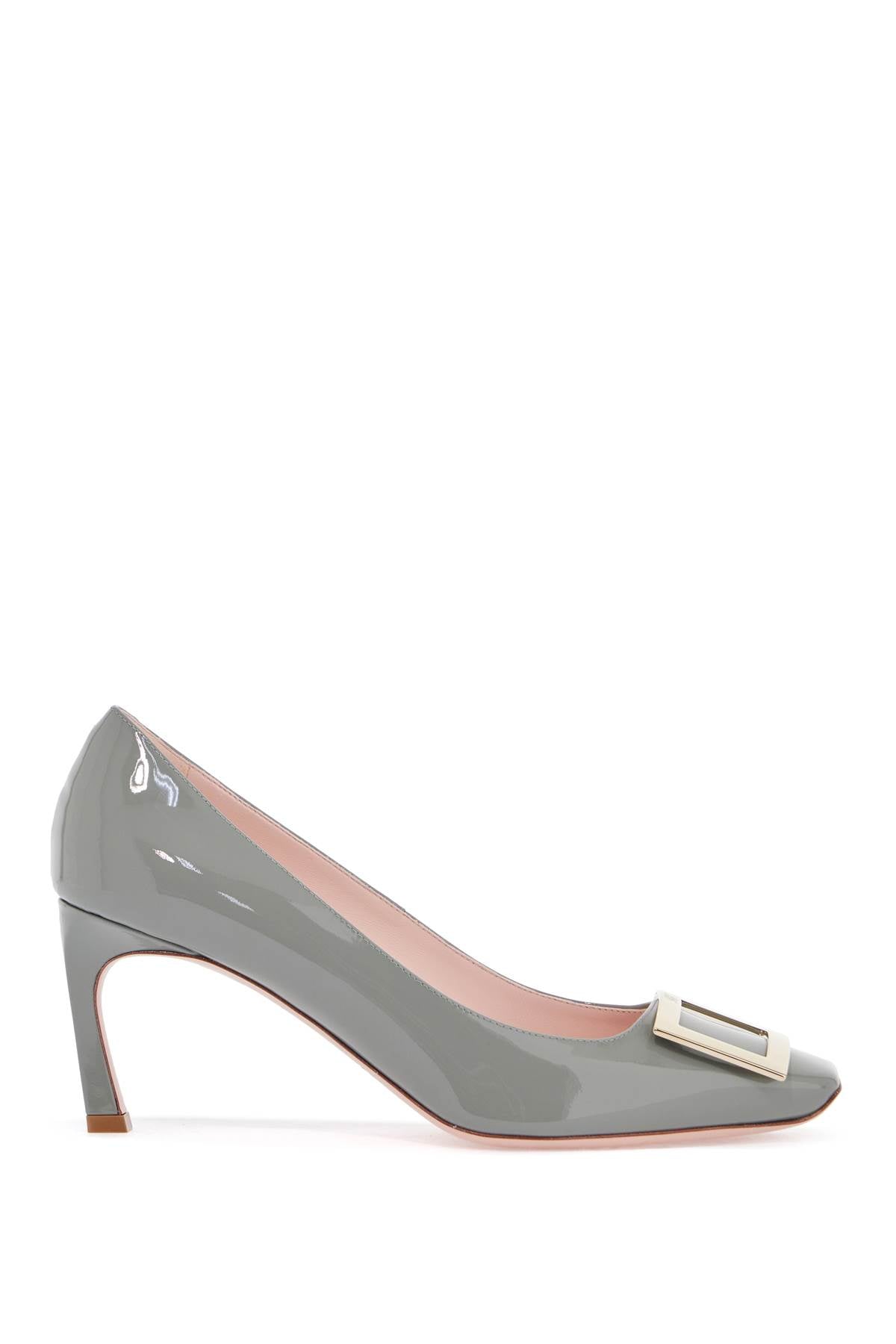 ROGER VIVIER Elegant Trompette Pumps with Square Toe and Thin Heel